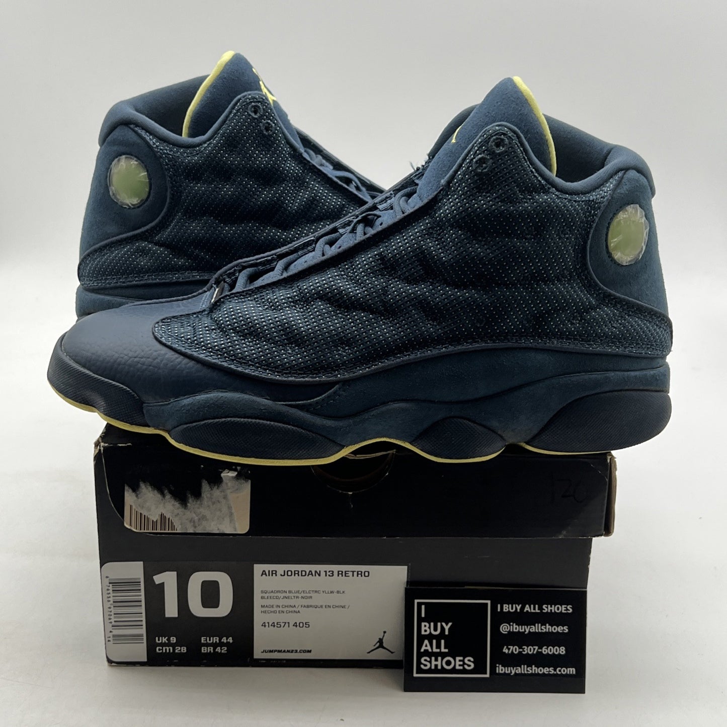 Size 10 - Air Jordan 13 Retro Squadron Blue (414571-405)