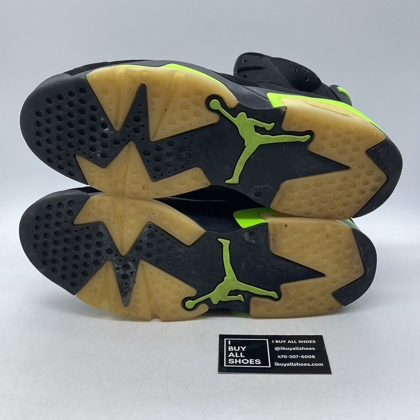 Size 12 - Jordan 6 Retro Electric Green 2021 Black Suede (CT8529-003)