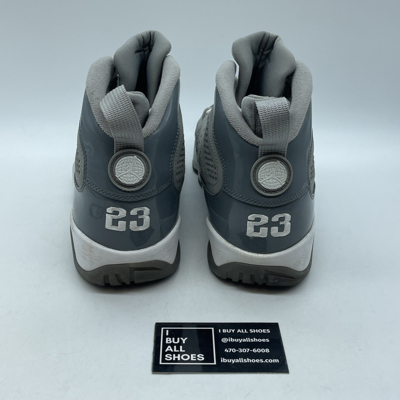 Size 9.5 - Air Jordan 9 Retro 2012 Cool Grey Suede Leather (302370-015)