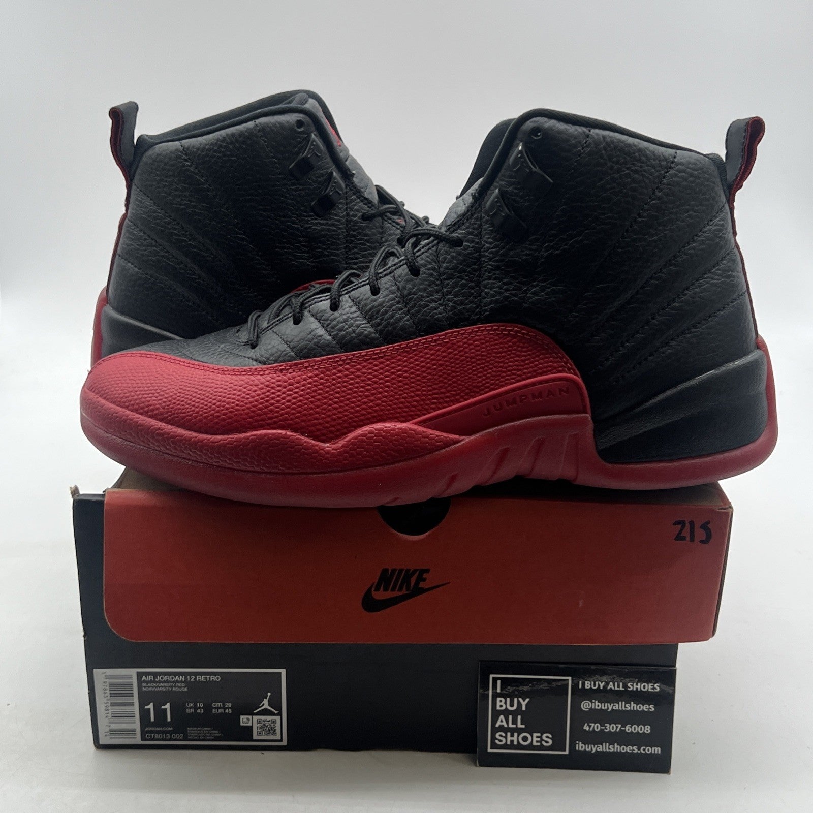 Size 11 - Air Jordan 12 Retro Mid Flu Game (CT8013-002)