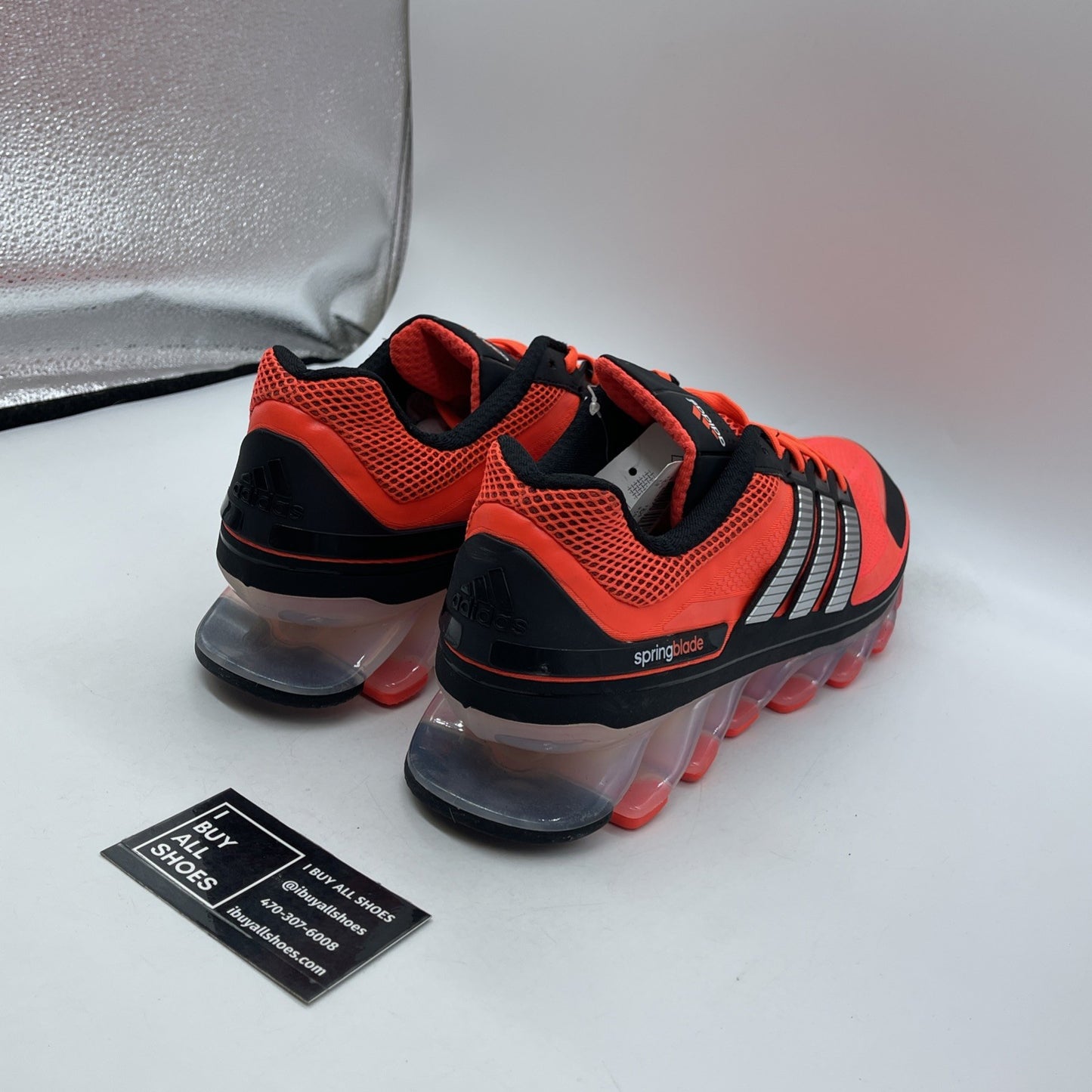 Size 13 - adidas Springblade Infrared Orange Black Suede Leather (G66971)