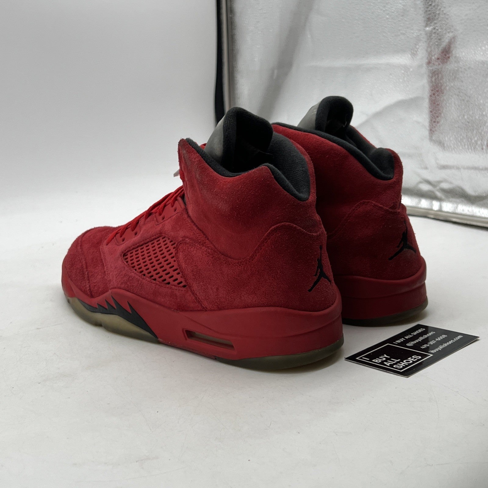 Size 11 - Air Jordan 5 Retro Red Suede (136027-602)