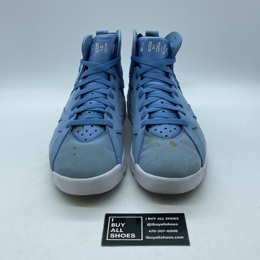 Size 9 - Air Jordan 7 Retro Pantone Blue White Suede (304775-400)
