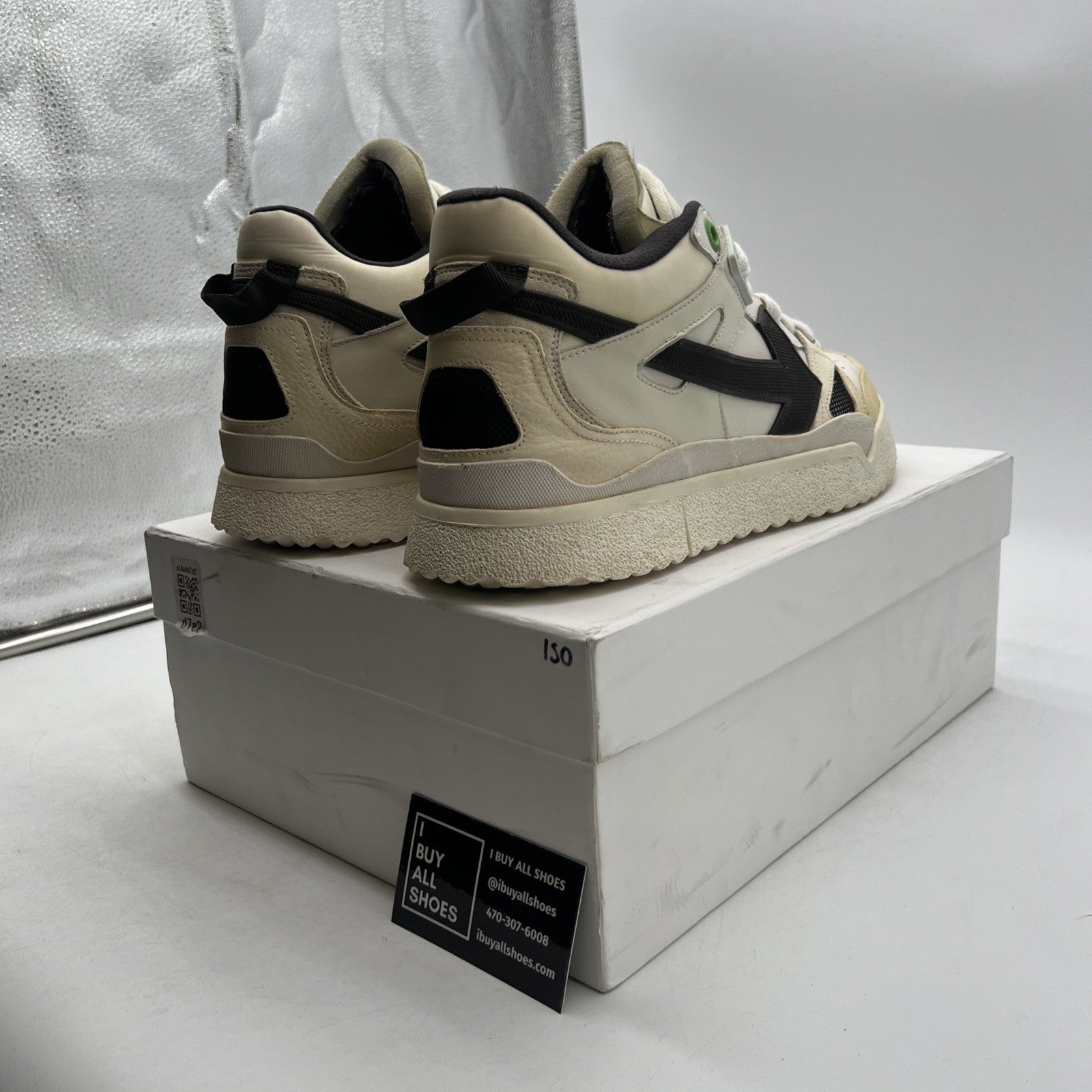 Size 45 - Off-White Mid Sponge Green White Shoes Sneakers Virgil