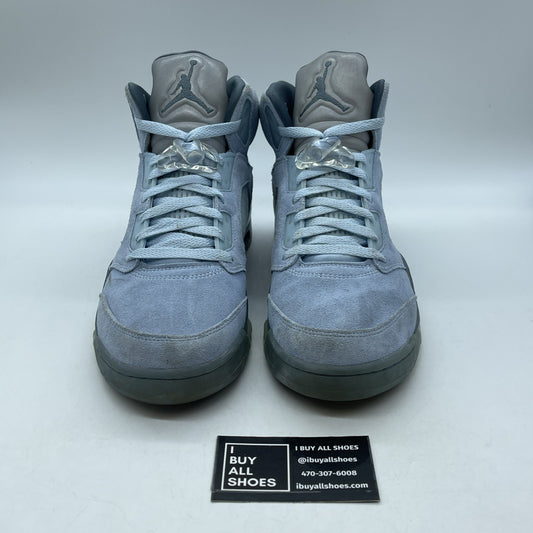 Size 12W - Air Jordan 5 Retro Blue Bird Silver Suede (DD9336-400)