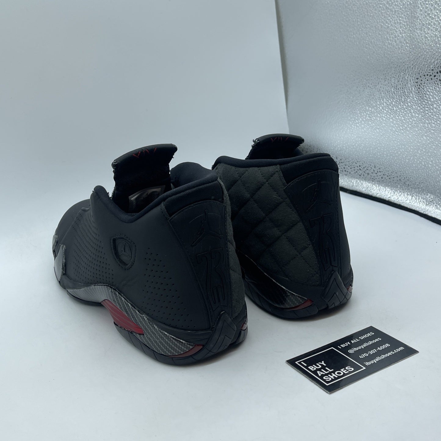 Size 10 - Air Jordan 14 Retro SE Black Ferrari Suede Leather (BQ3685-001)
