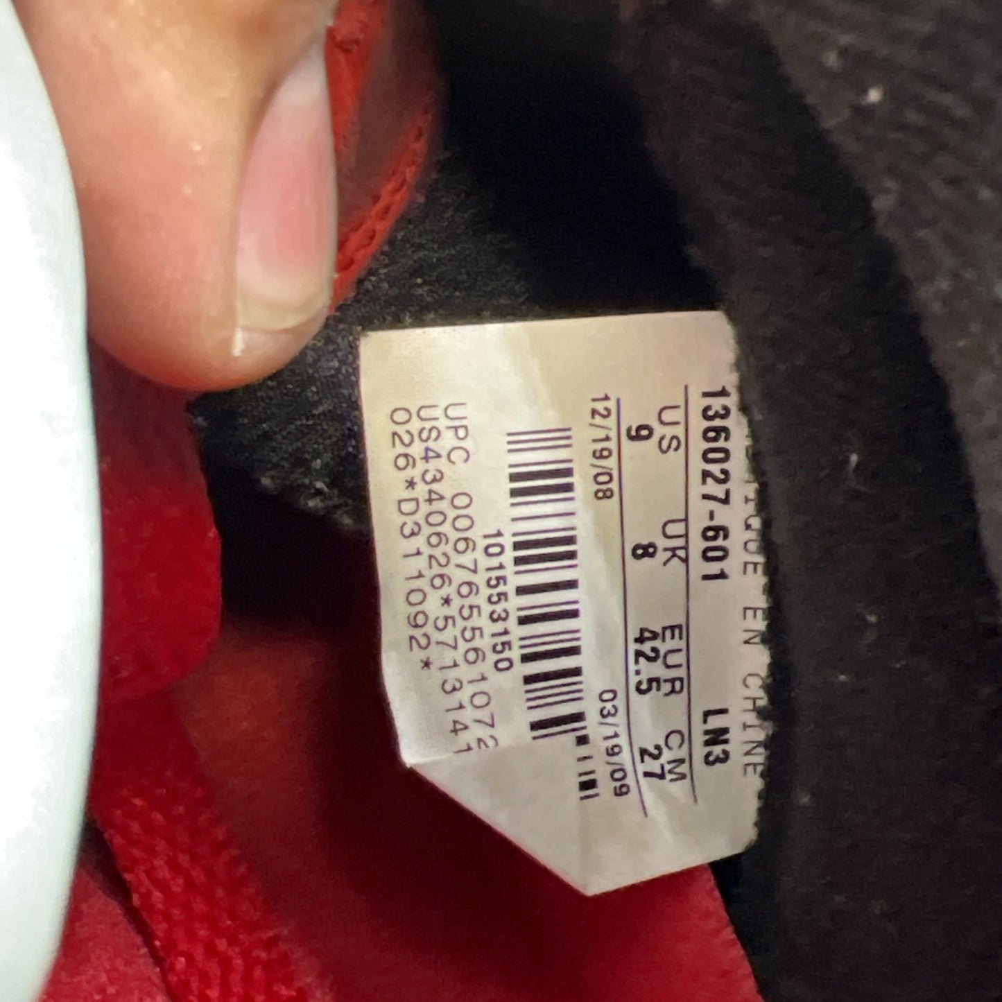 Size 9 - Air Jordan 5 Retro Raging Bull Red Suede (136027-601)
