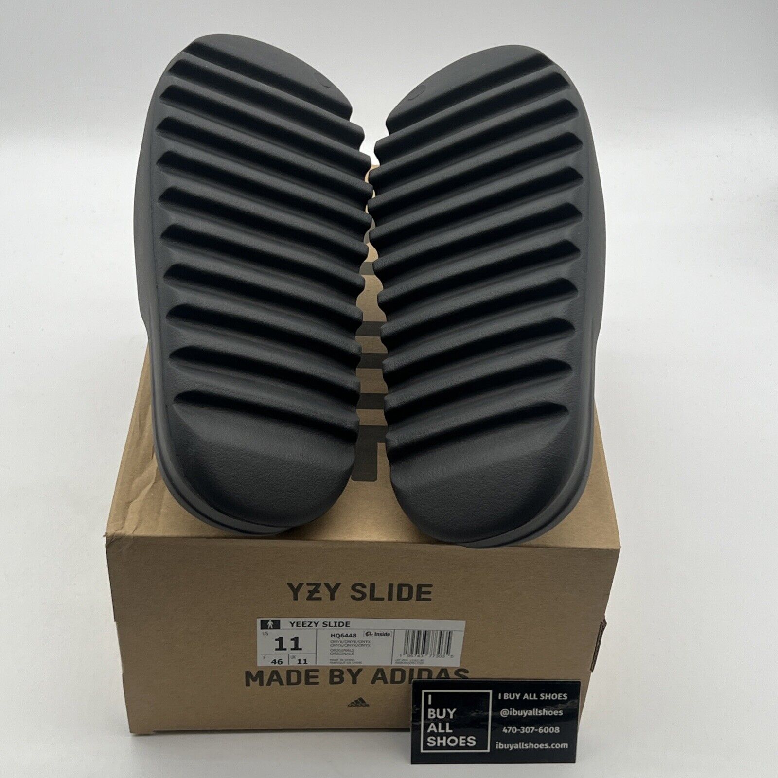 Size 11 - Adidas Yeezy Slide Onyx (HQ6448)