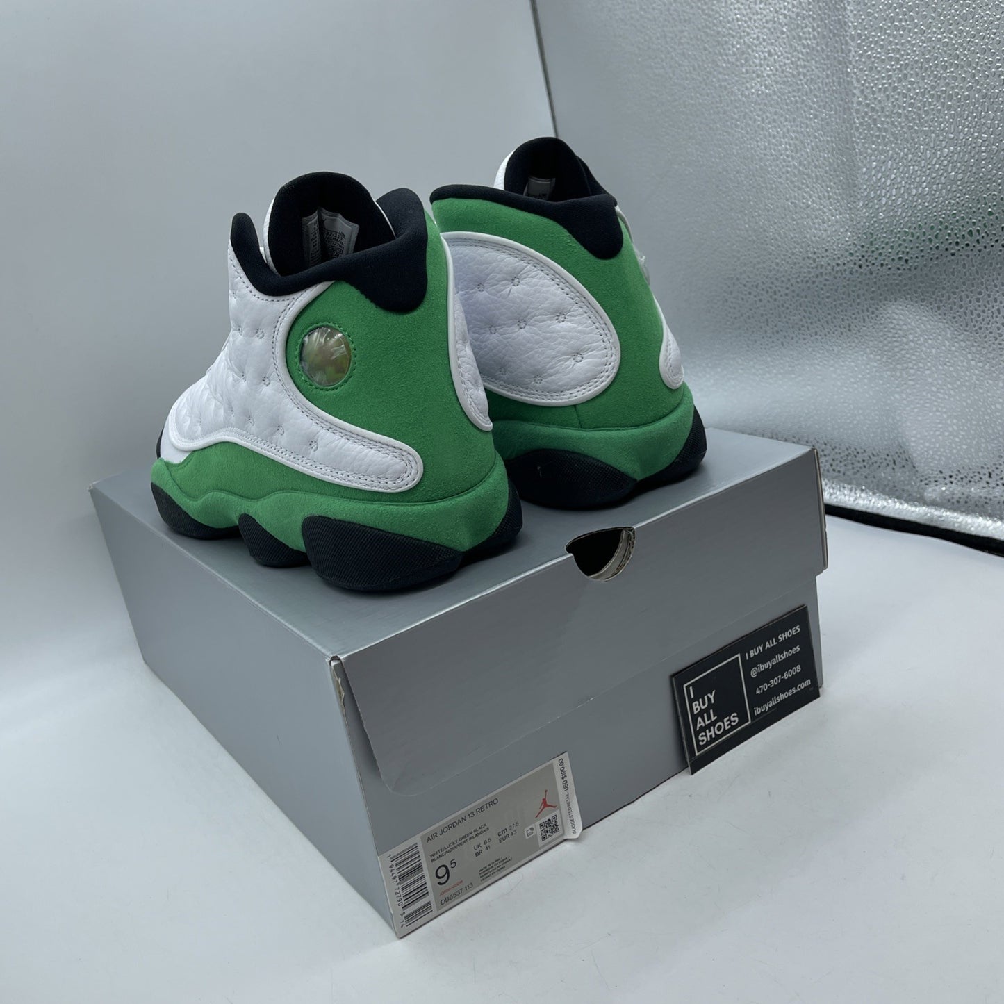 Size 9.5 - Air Jordan 13 Retro Lucky Green 2020 - (DB6537-113)