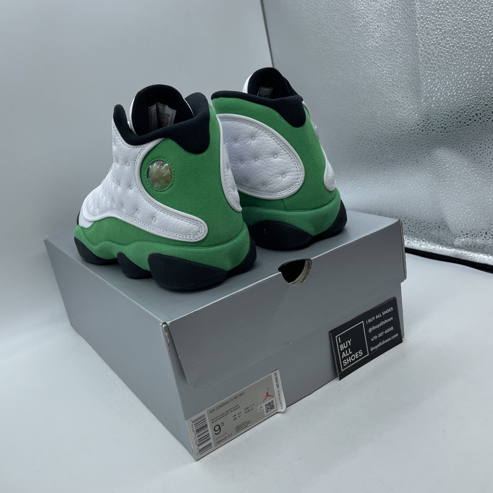 Size 9.5 - Air Jordan 13 Retro Lucky Green 2020 - (DB6537-113)