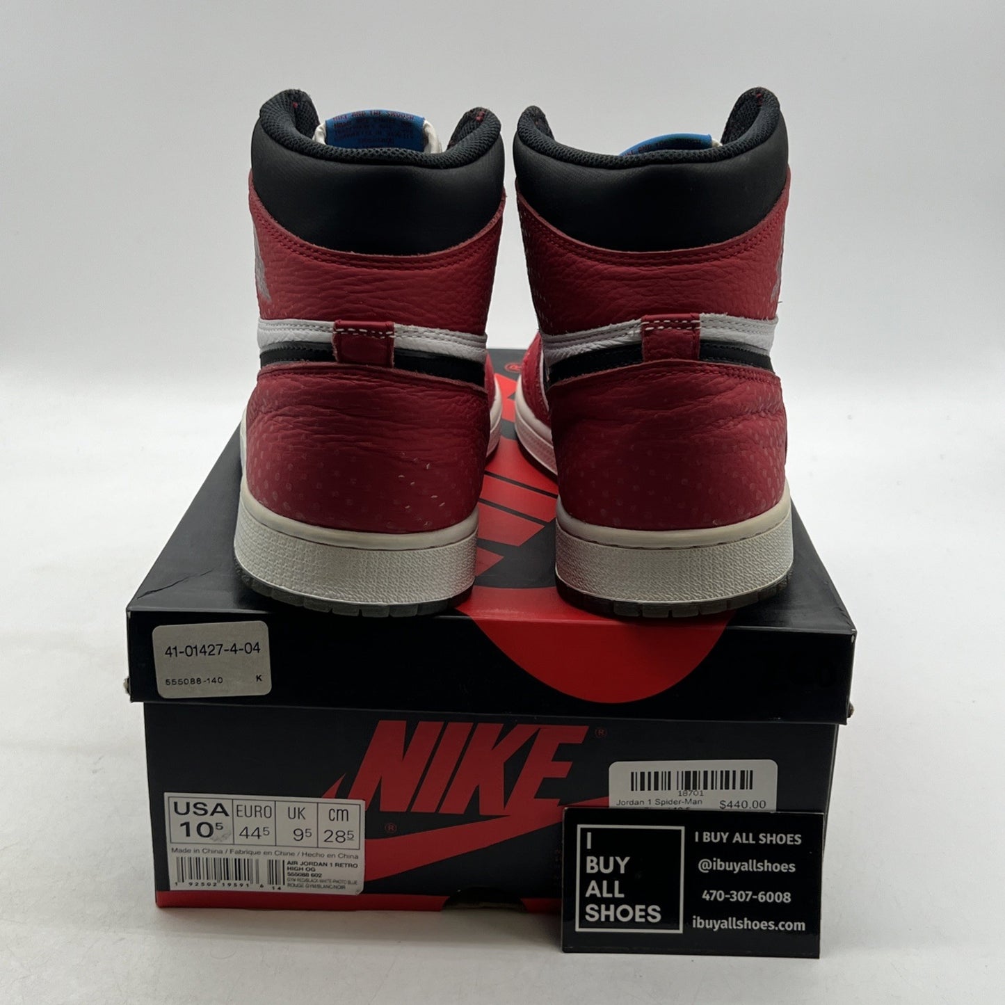Size 10.5 - Air Jordan 1 Retro OG Special Box x Marvel High Origin Story
