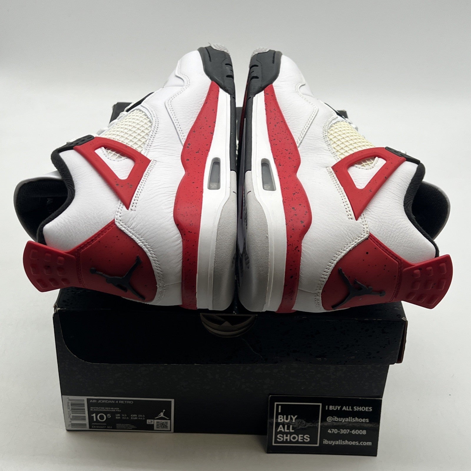 Size 10.5 - Air Jordan 4 Retro Mid Red Cement (DH6927-161)
