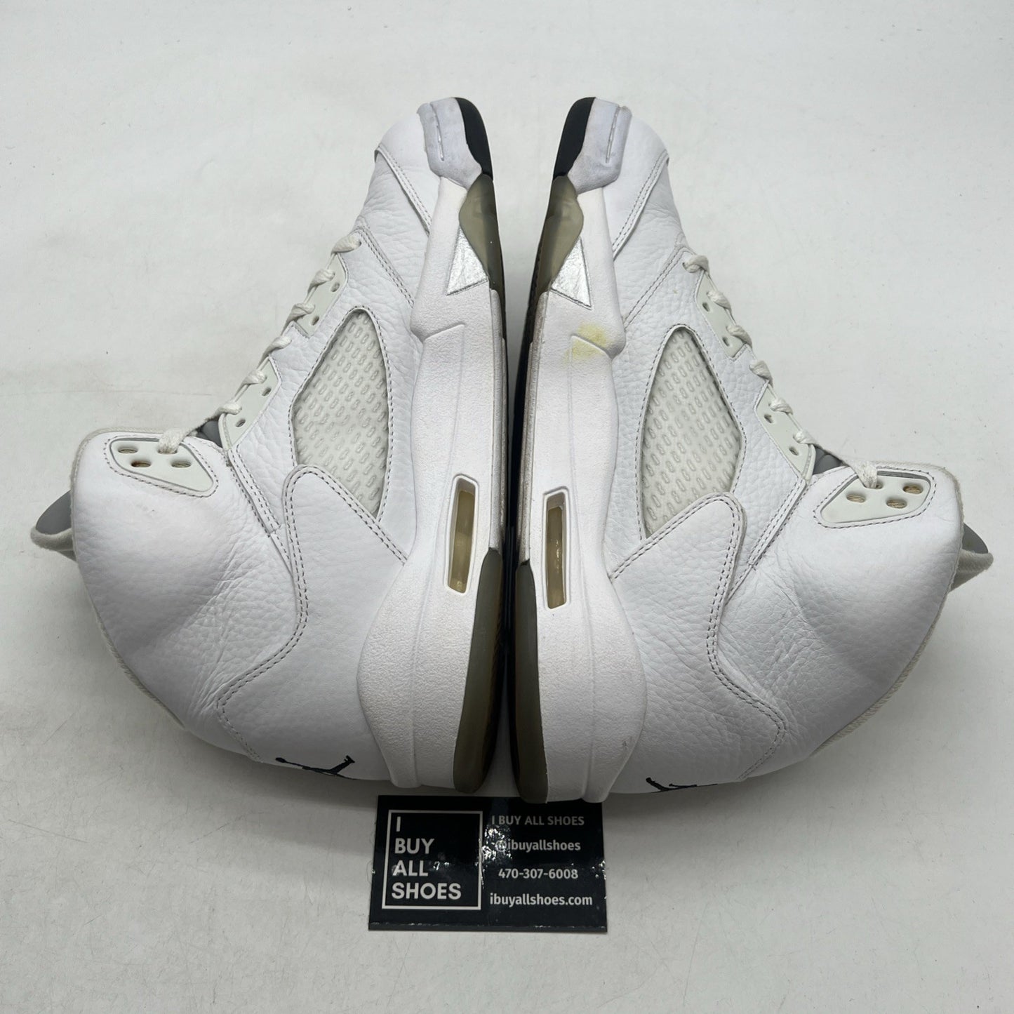 Size 11 - Air Jordan 5 Retro 2015 White Metallic (136027-130)