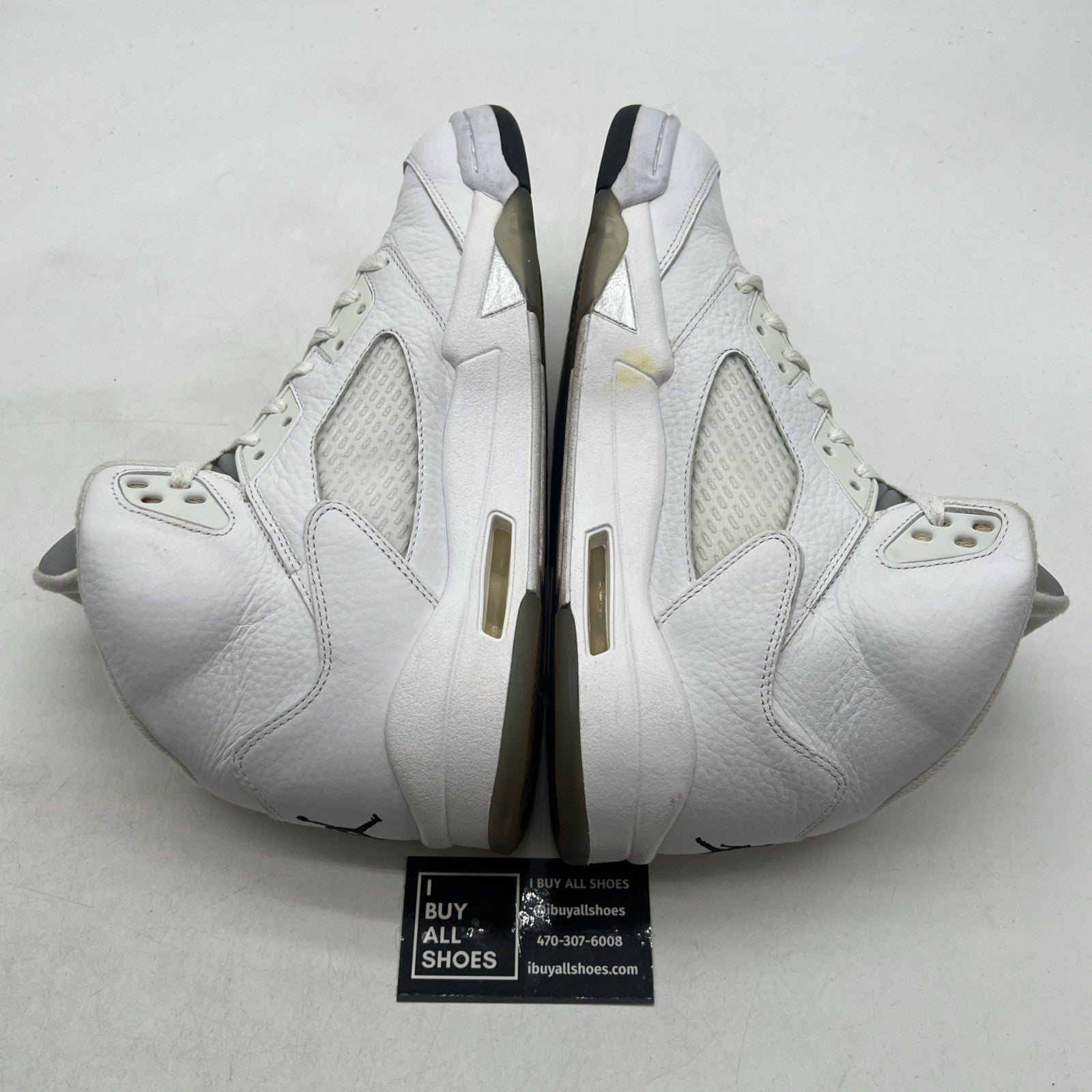 Size 11 - Air Jordan 5 Retro 2015 White Metallic (136027-130)