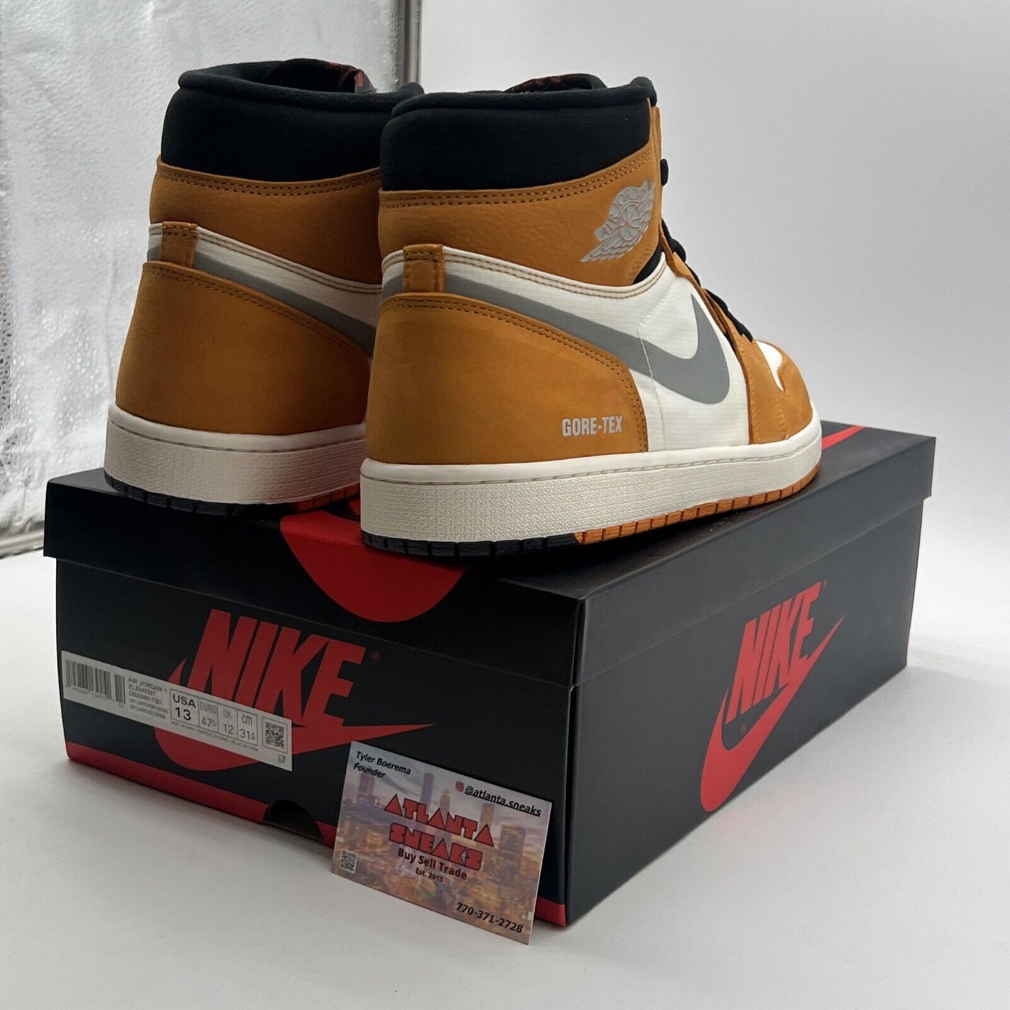Size 13 - Air Jordan 1 Element GORE-TEX High Light Curry (DB2889-700)
