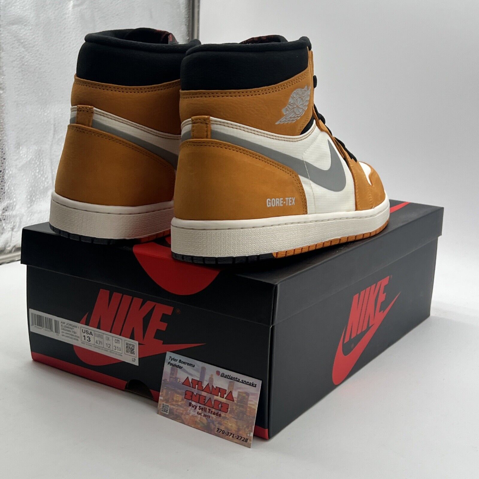 Size 13 - Air Jordan 1 Element GORE-TEX High Light Curry (DB2889-700)