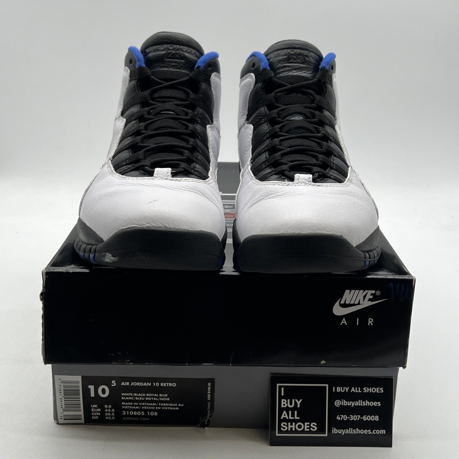 Size 10.5 - Air Jordan 10 Retro 2018 Orlando (310805-108)