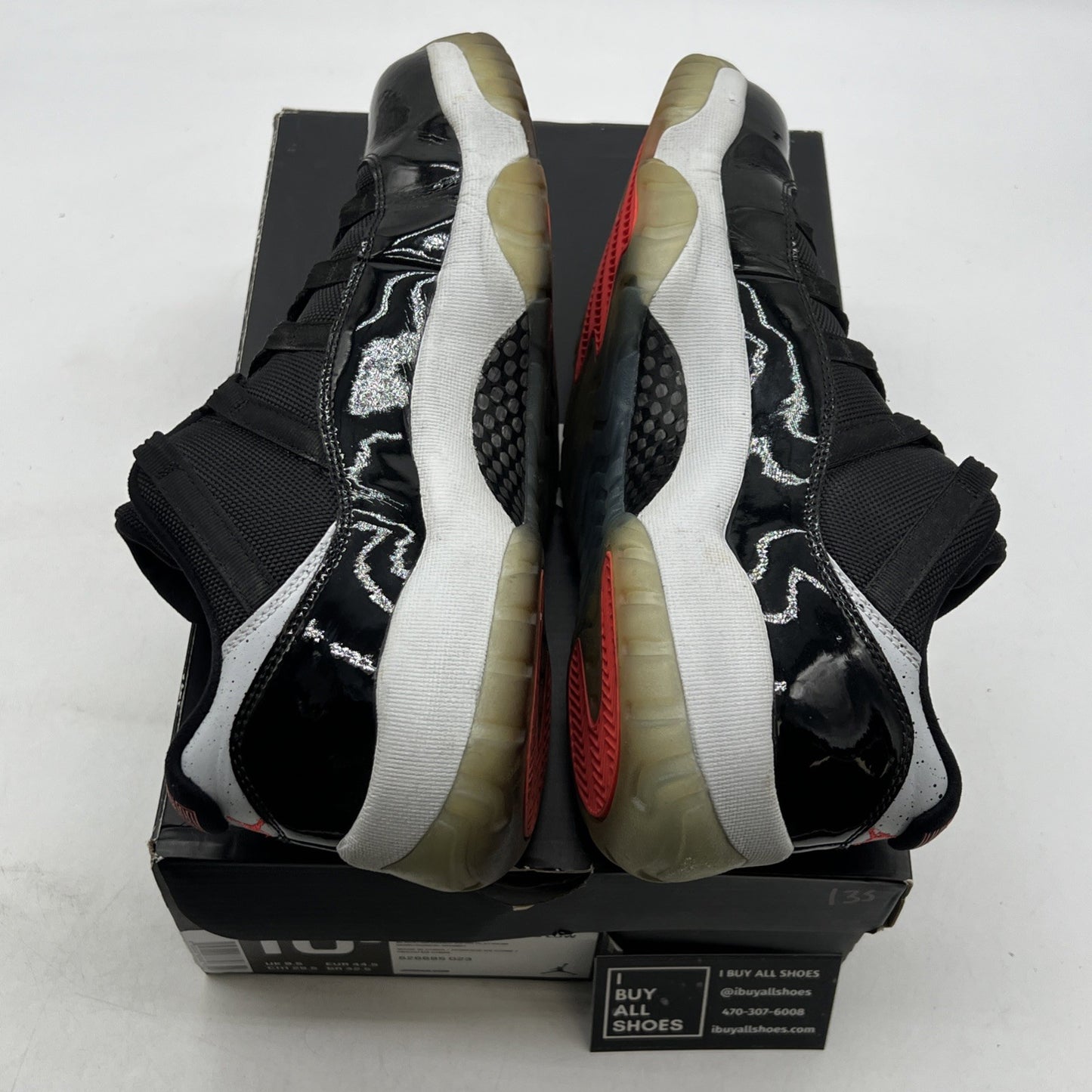 Size 10.5 - Air Jordan 11 Retro Low Infrared 23 (528895-023)