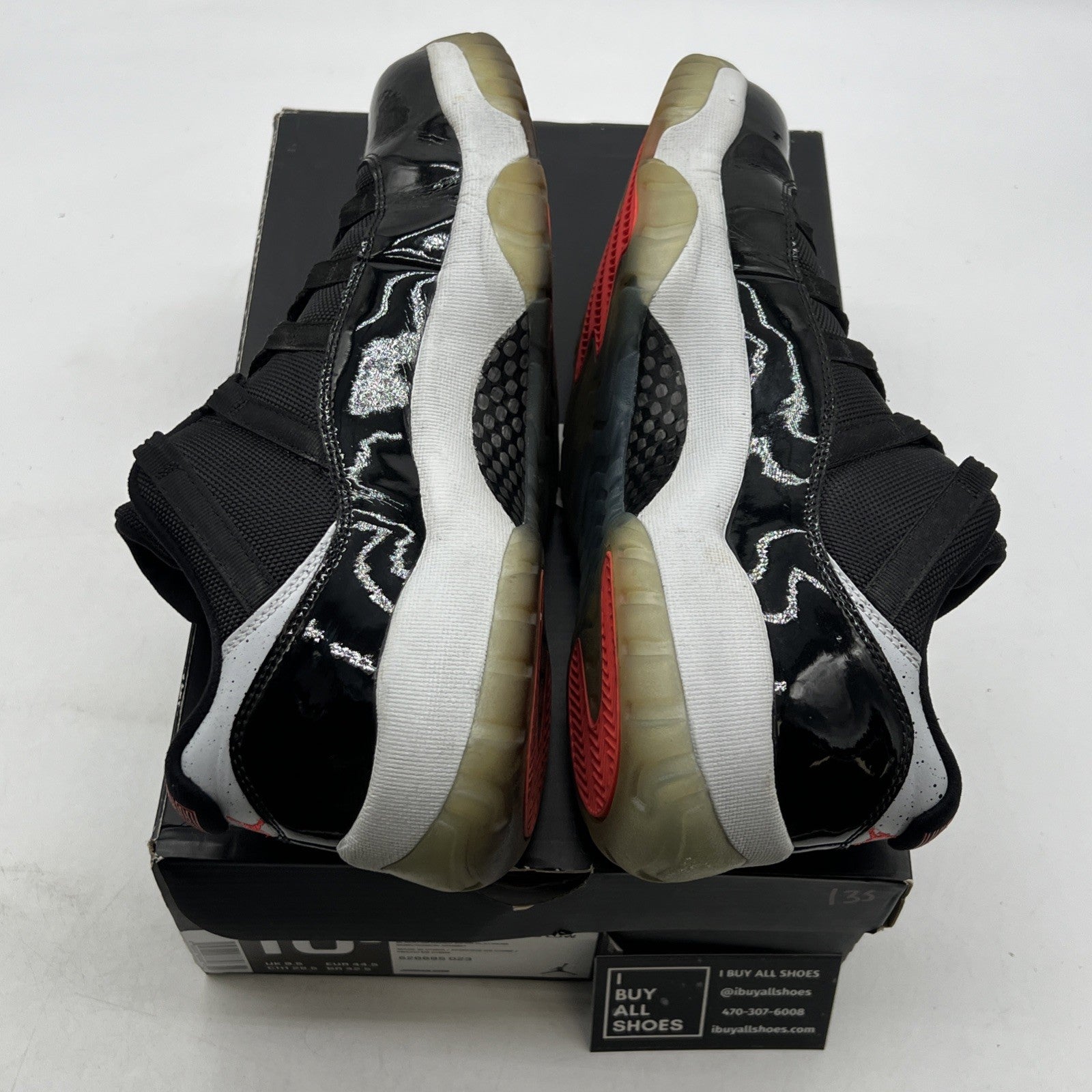 Size 10.5 - Air Jordan 11 Retro Low Infrared 23 (528895-023)