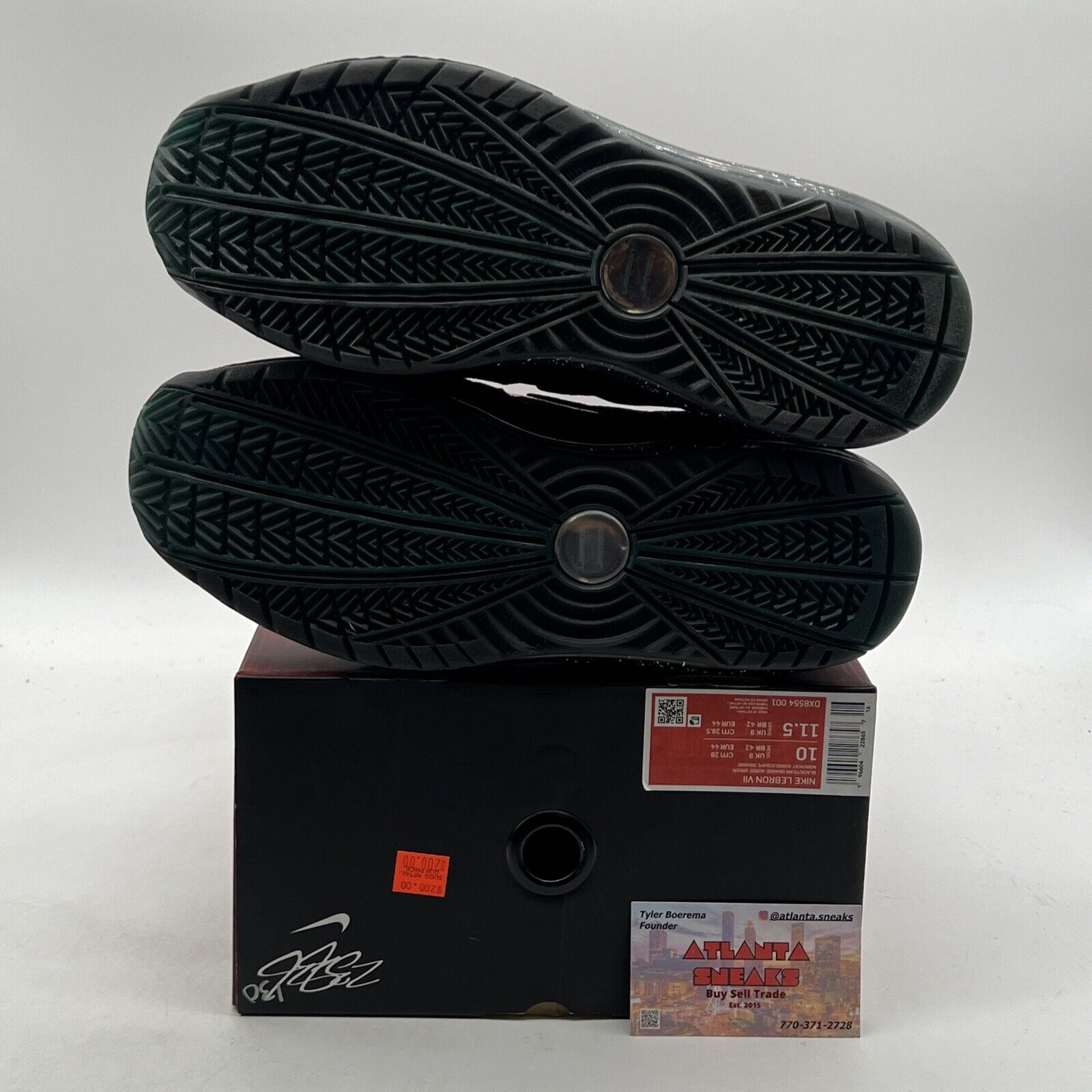 Size 10 - Nike Florida A&M University x LeBron 7 Retro Rattlers (DX8554-001)