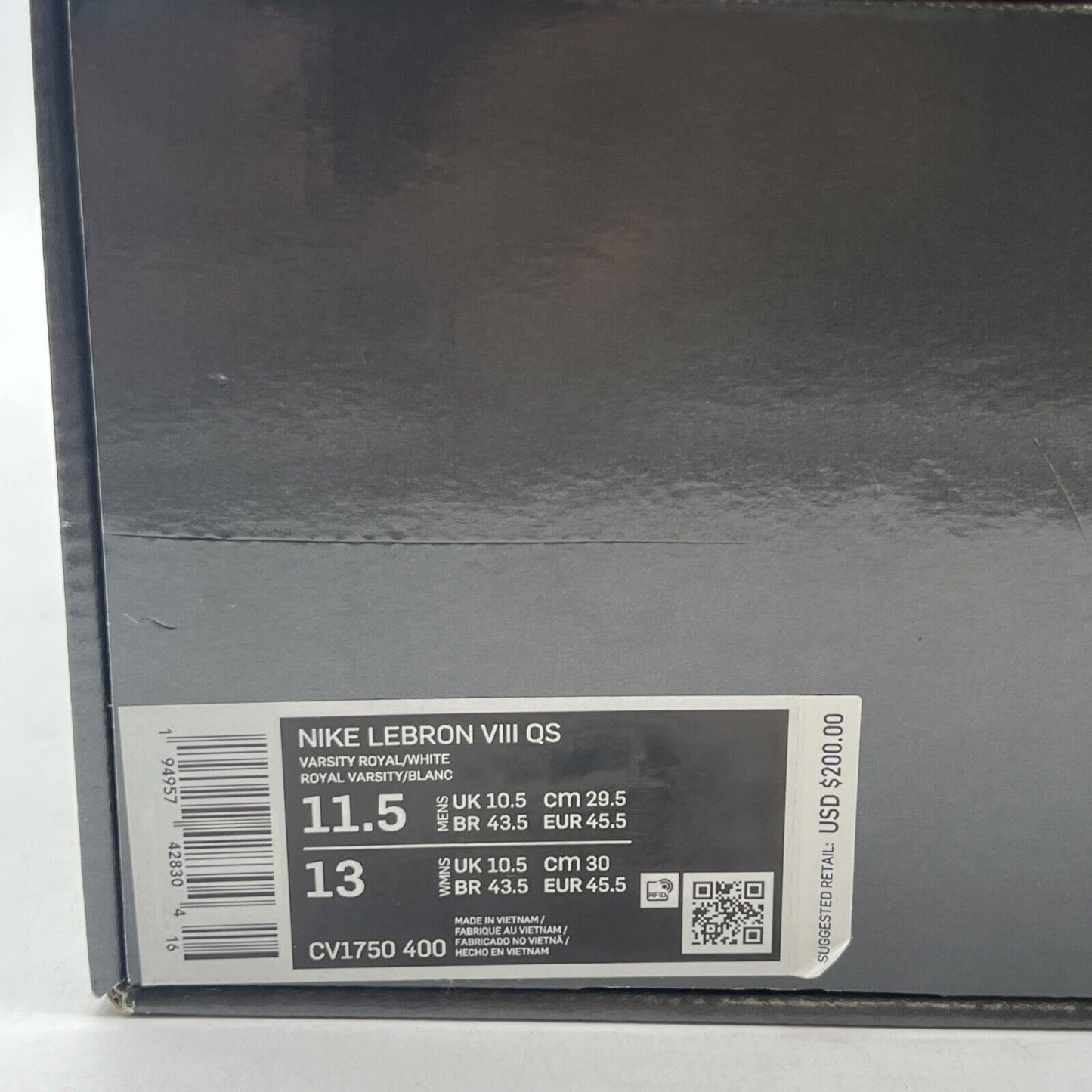 Size 11.5 - Nike LeBron 8 HWC - (CV1750-400)