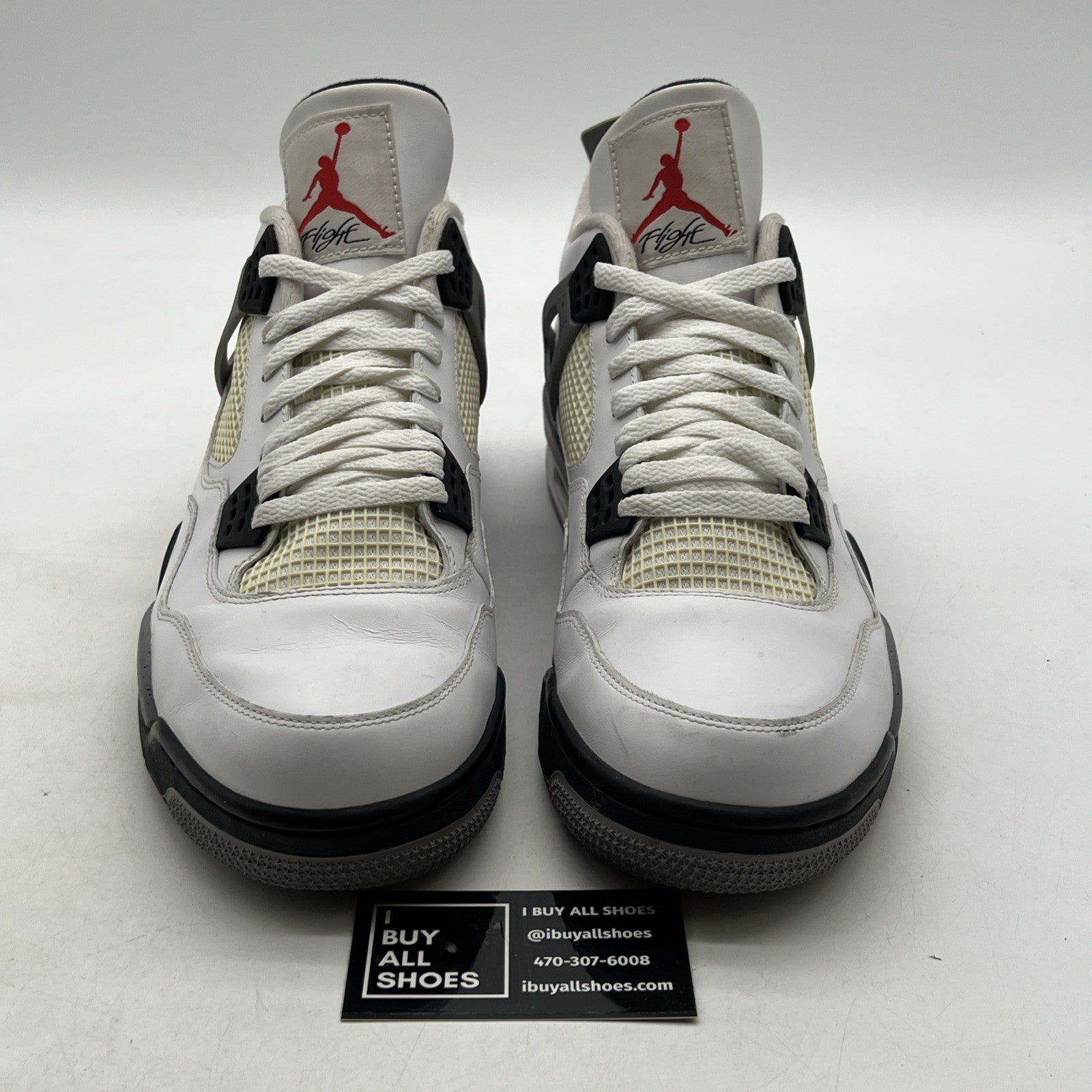 Size 13 - Air Jordan 4 Retro Cement 2012 (308497-103)