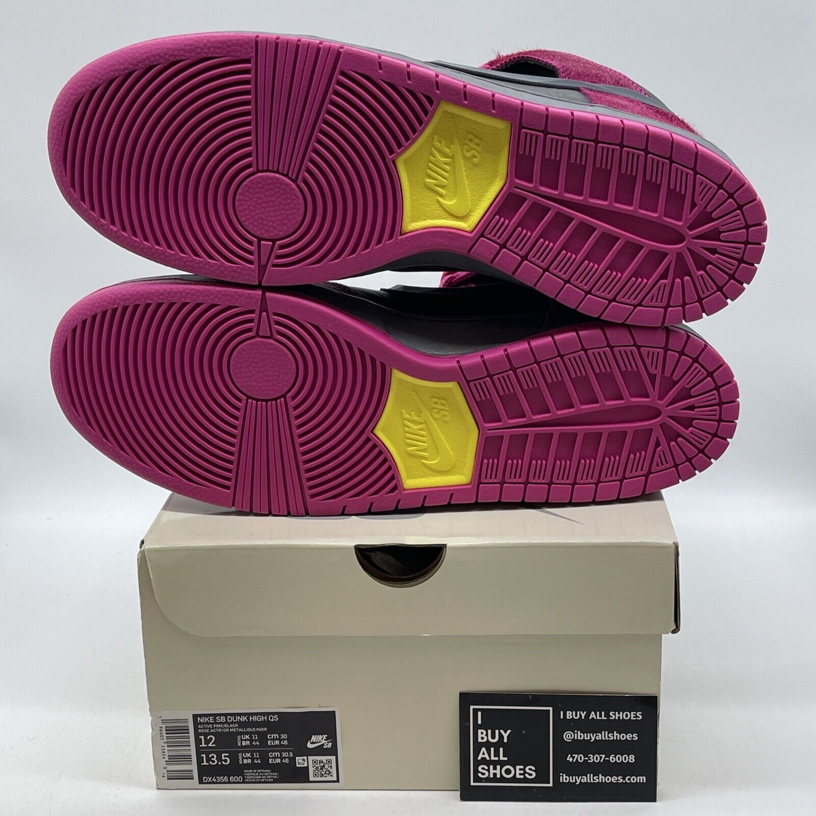 Size 12 - Nike Run The Jewels x Dunk SB High 4/20 Purple Black (DX4356-600)