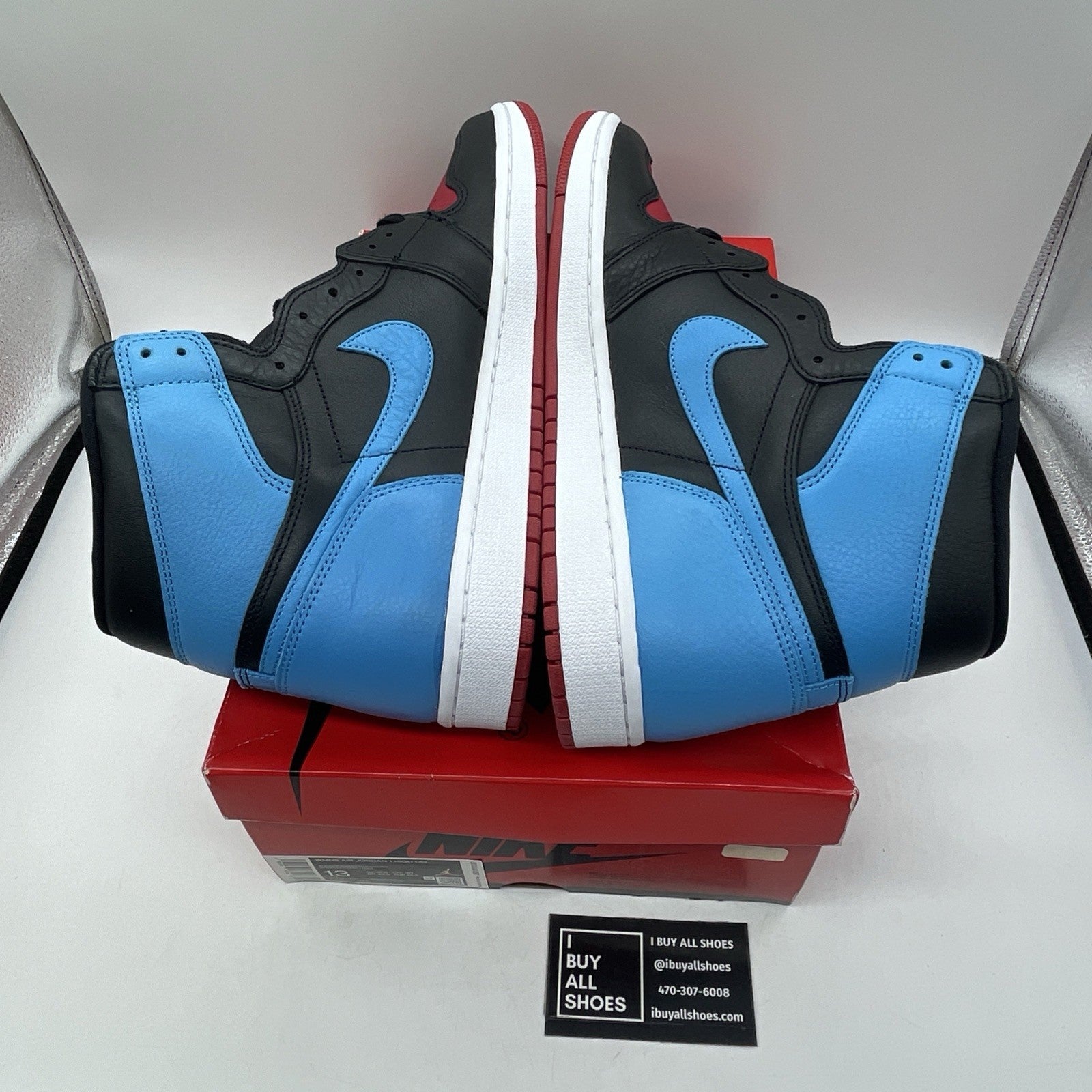 Size 13 - Air Jordan 1 High OG UNC To Chicago 2020 Leather (CD0461-046)
