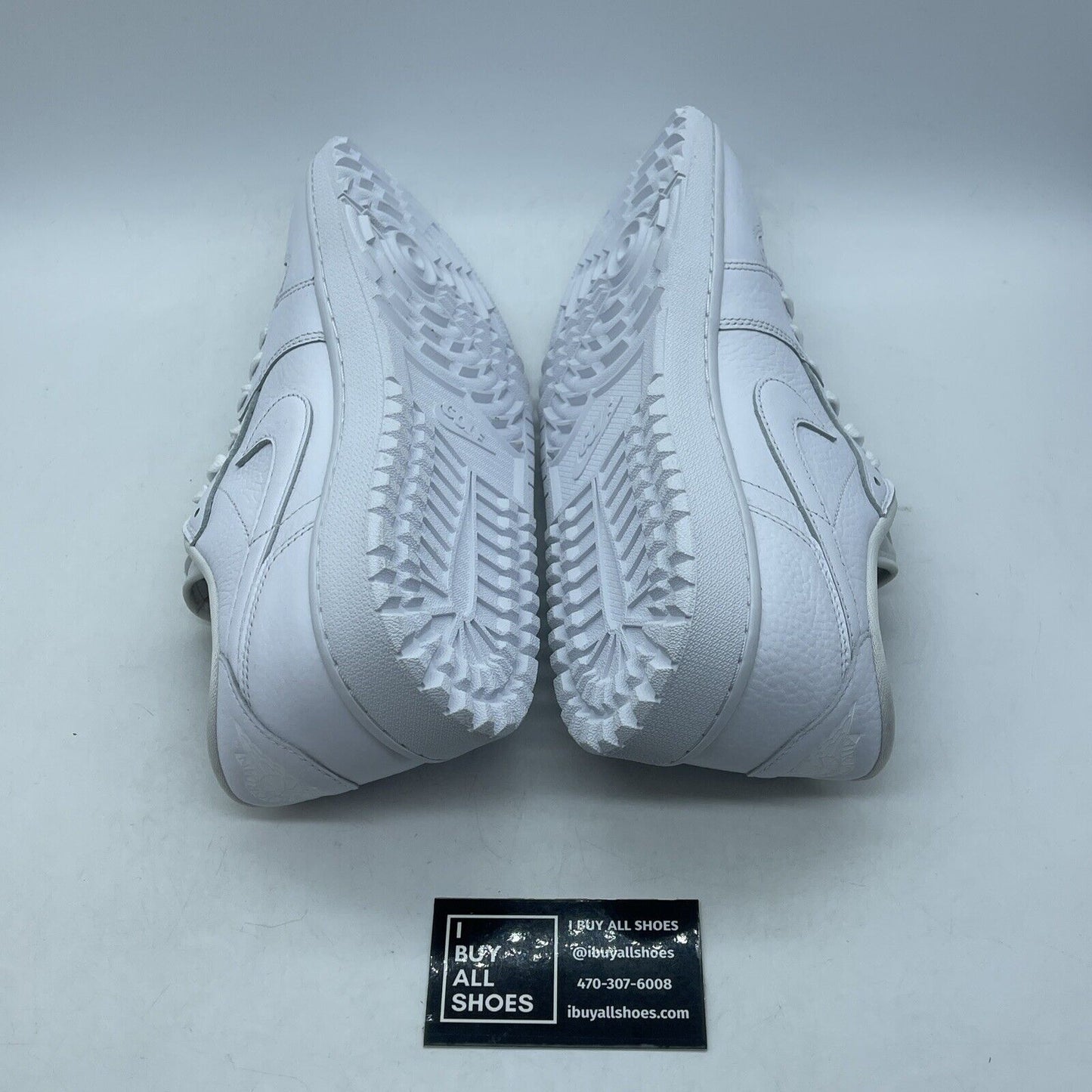 Size 11.5 - Jordan 1 Low Golf Triple White Leather (DD9315-101)