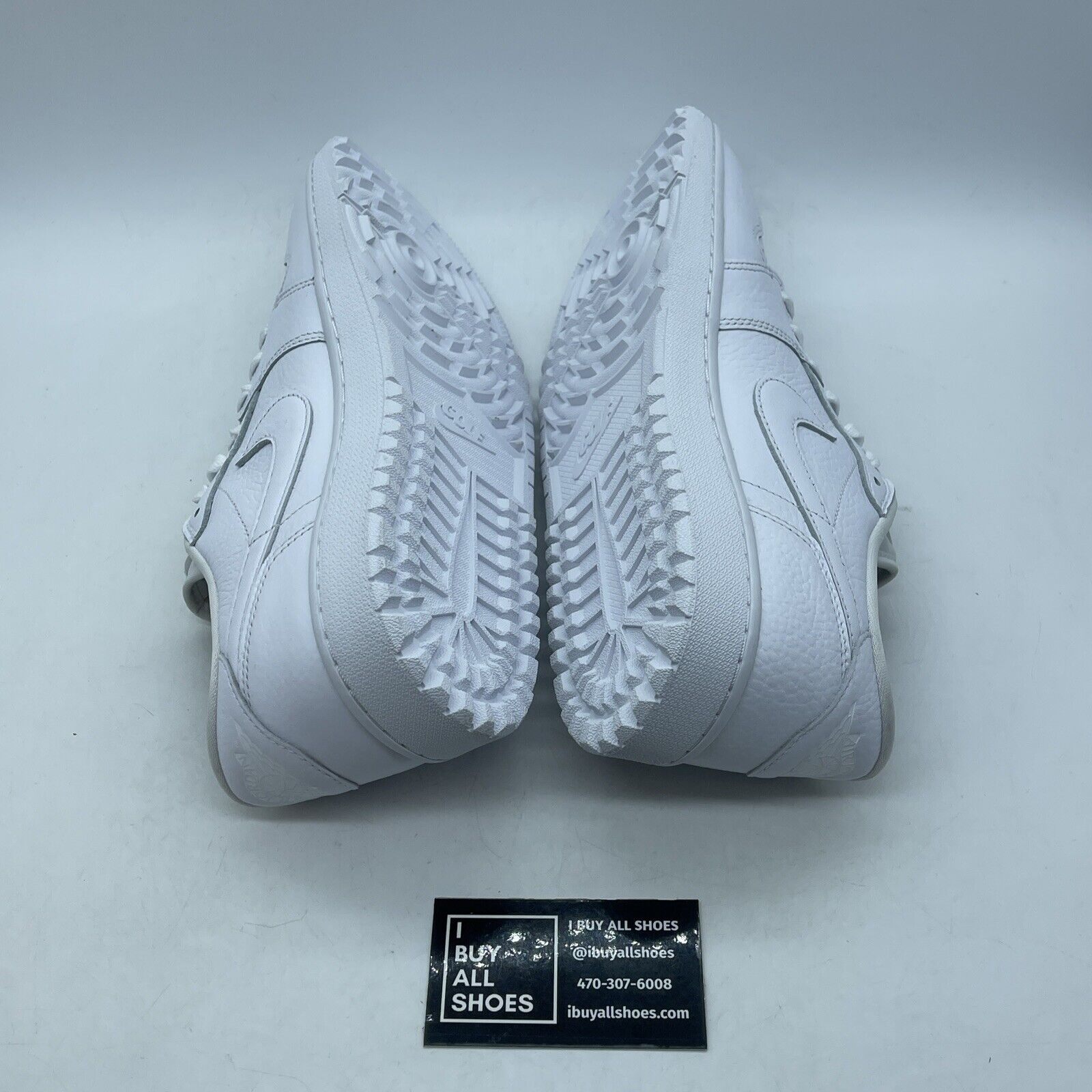 Size 11.5 - Jordan 1 Low Golf Triple White Leather (DD9315-101)