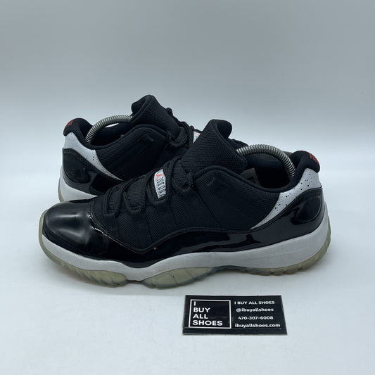 Size 9.5 - Air Jordan 11 Retro Low Infrared 23 Black (528895-023)