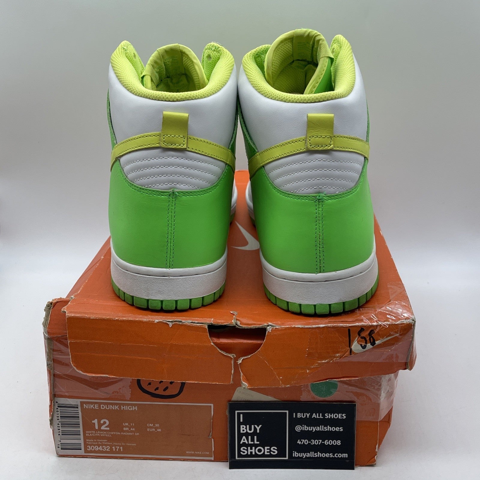 Size 12 - Nike Dunk Premium High White (309432-171)