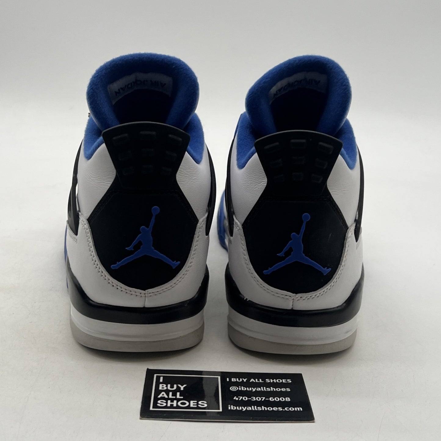 Size 9.5 - Air Jordan 4 Retro Mid Motorsports (308497-117)