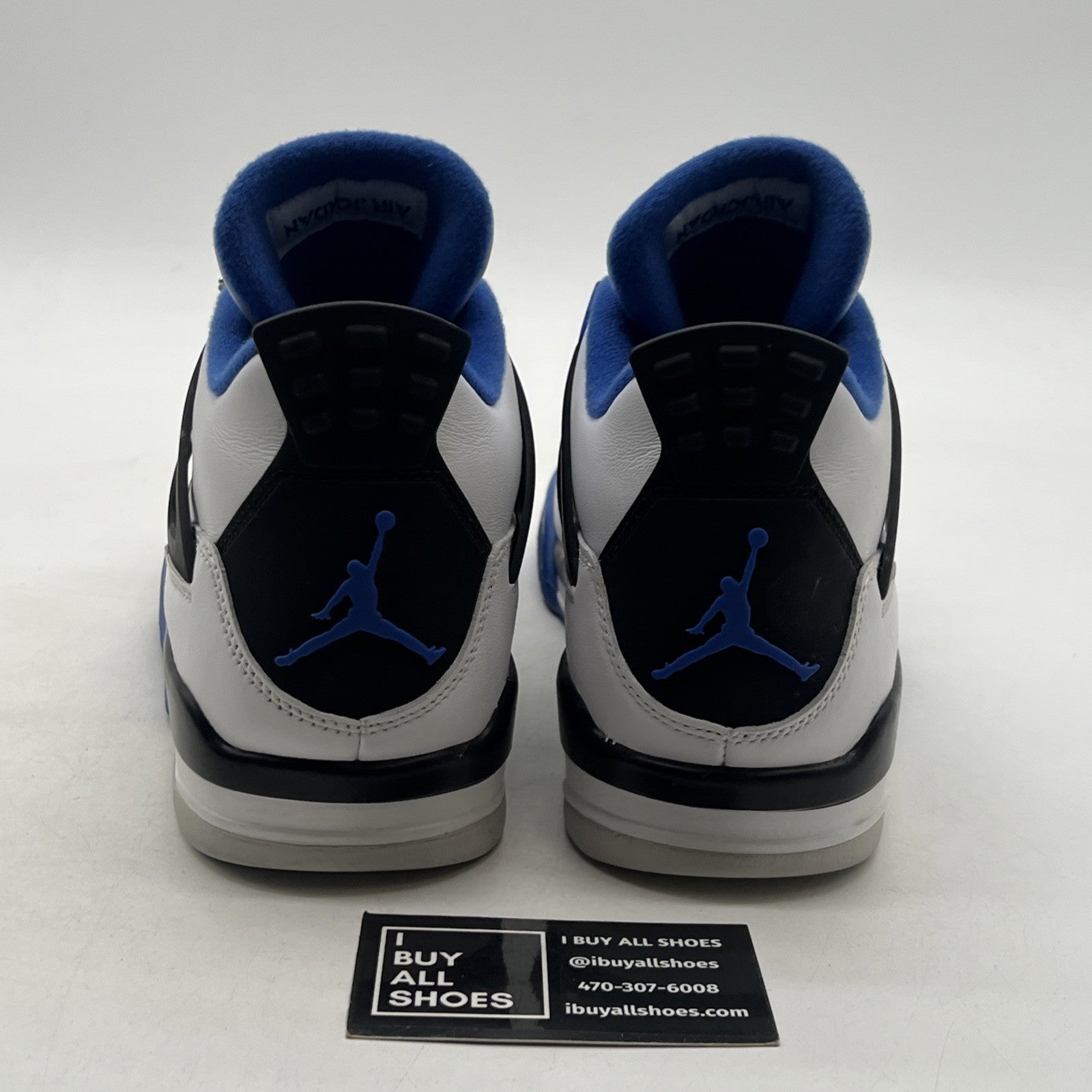 Size 9.5 - Air Jordan 4 Retro Mid Motorsports (308497-117)