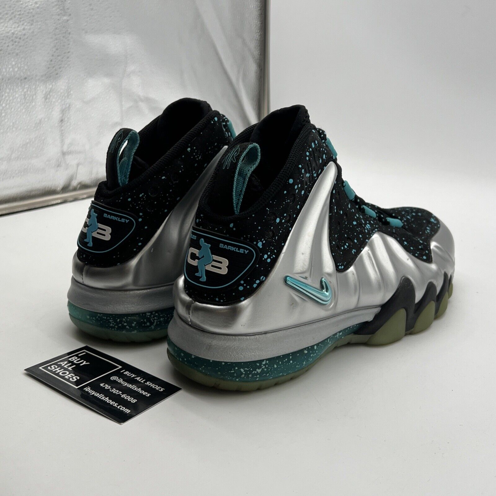 Size 9.5 - Nike Barkley Posite Max Splatter (555097-040)