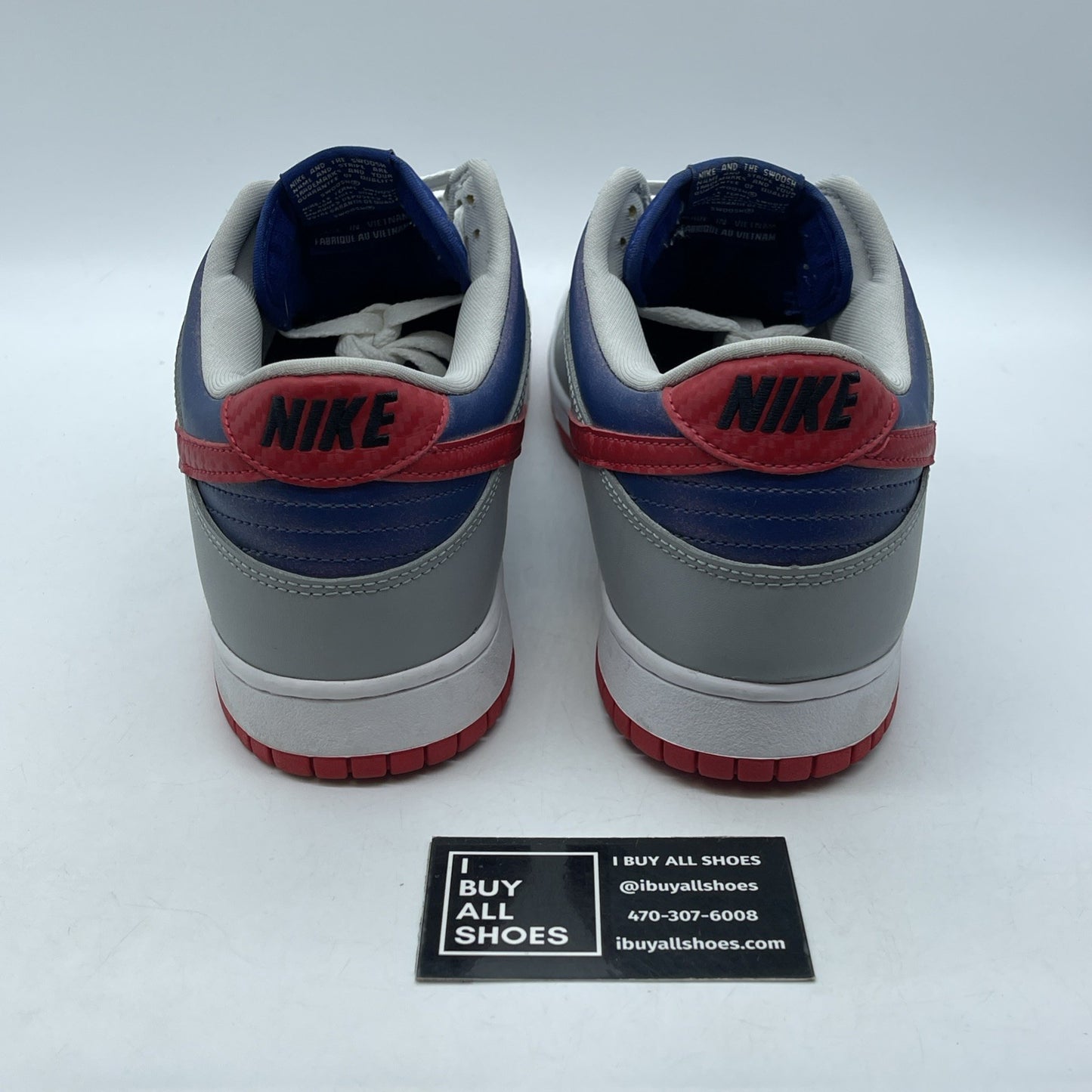 Size 14 - Nike Dunk Retro 2020 Low Samba Blue Gray Leather (CZ2667-400)