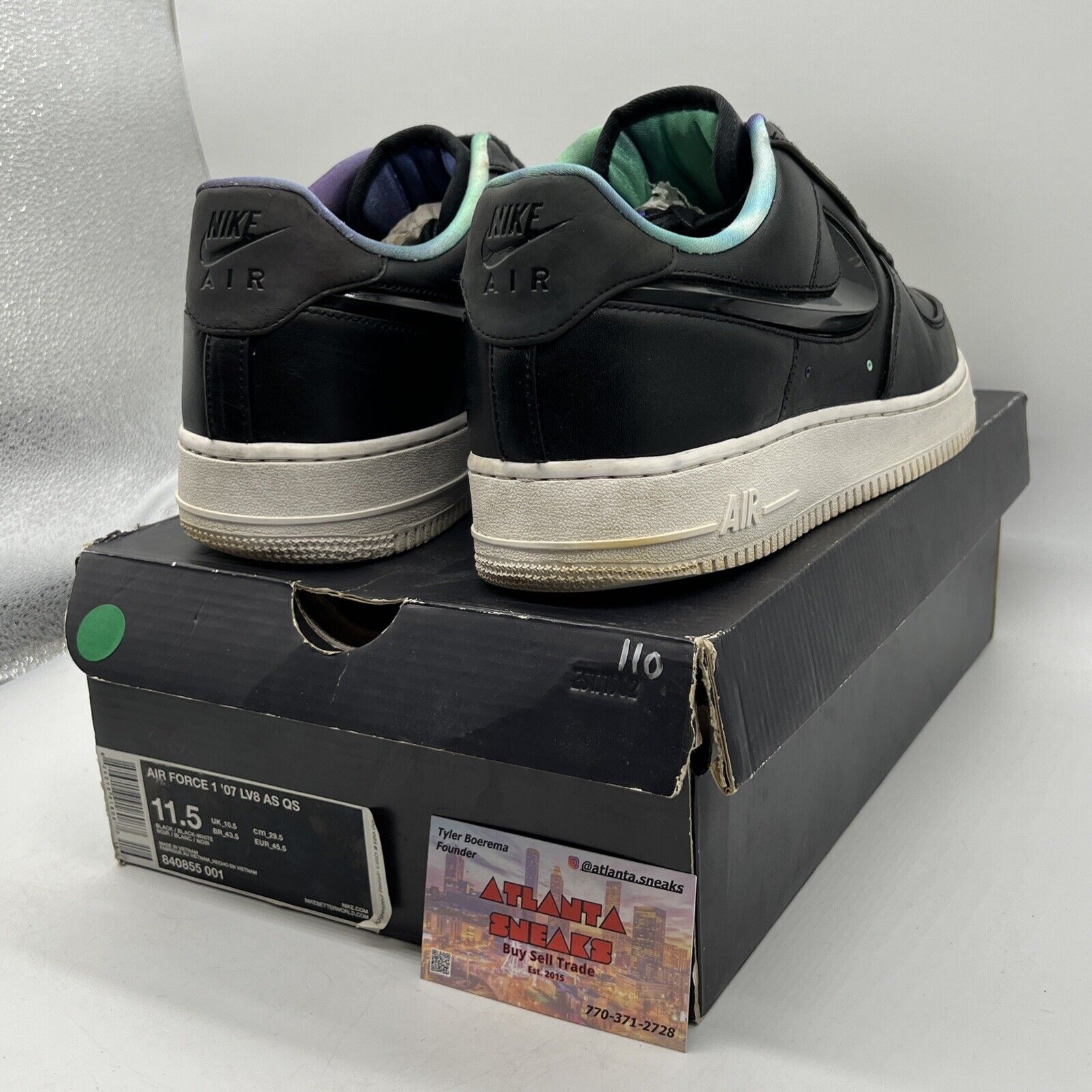 Size 11.5 - Nike Air Force 1 '07 LV8 QS All Star - Northern Lights