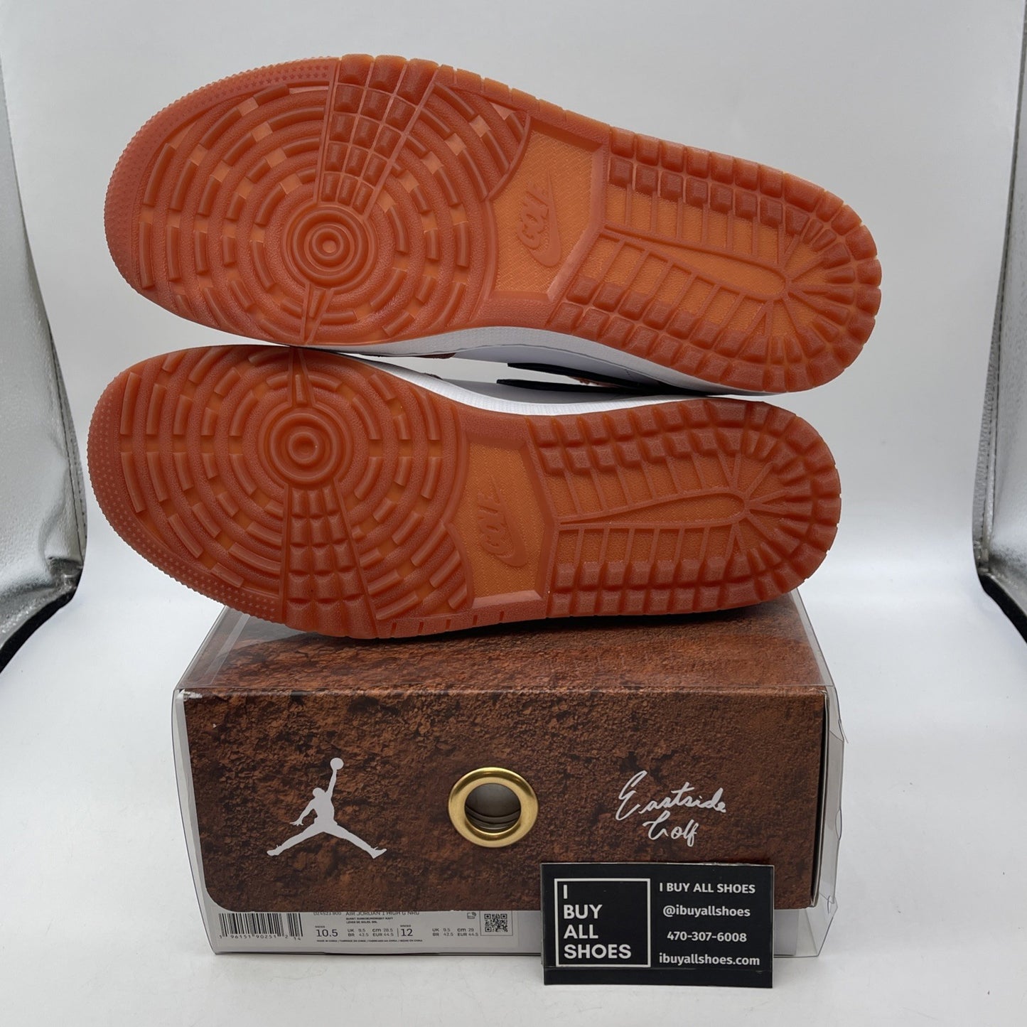 Size 10.5 - Eastside Golf x Air Jordan 1 Golf High Out the Mud (DZ4523-800)