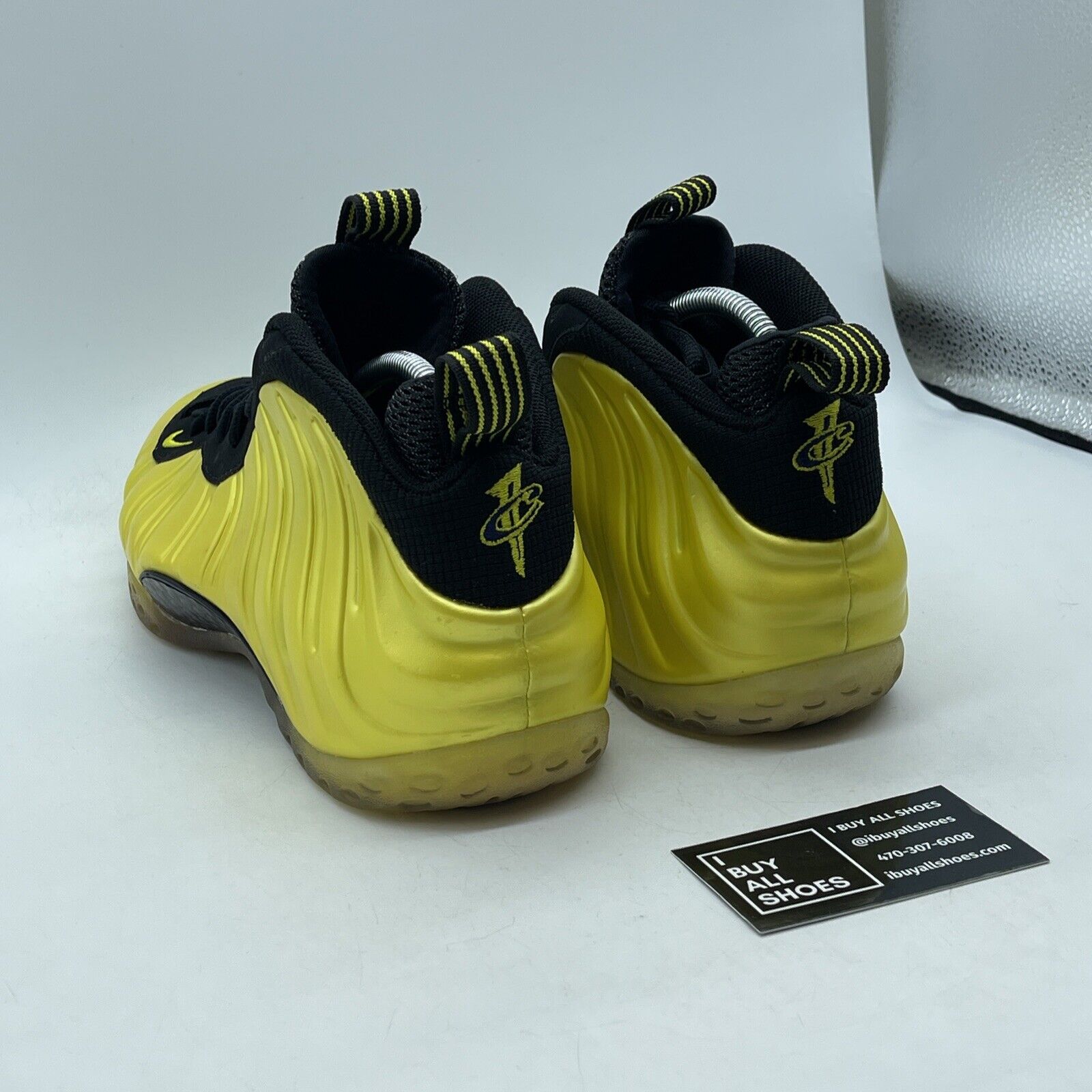 Size 10 - Nike Air Foamposite One Electrolime Yellow Black Suede (314996-330)