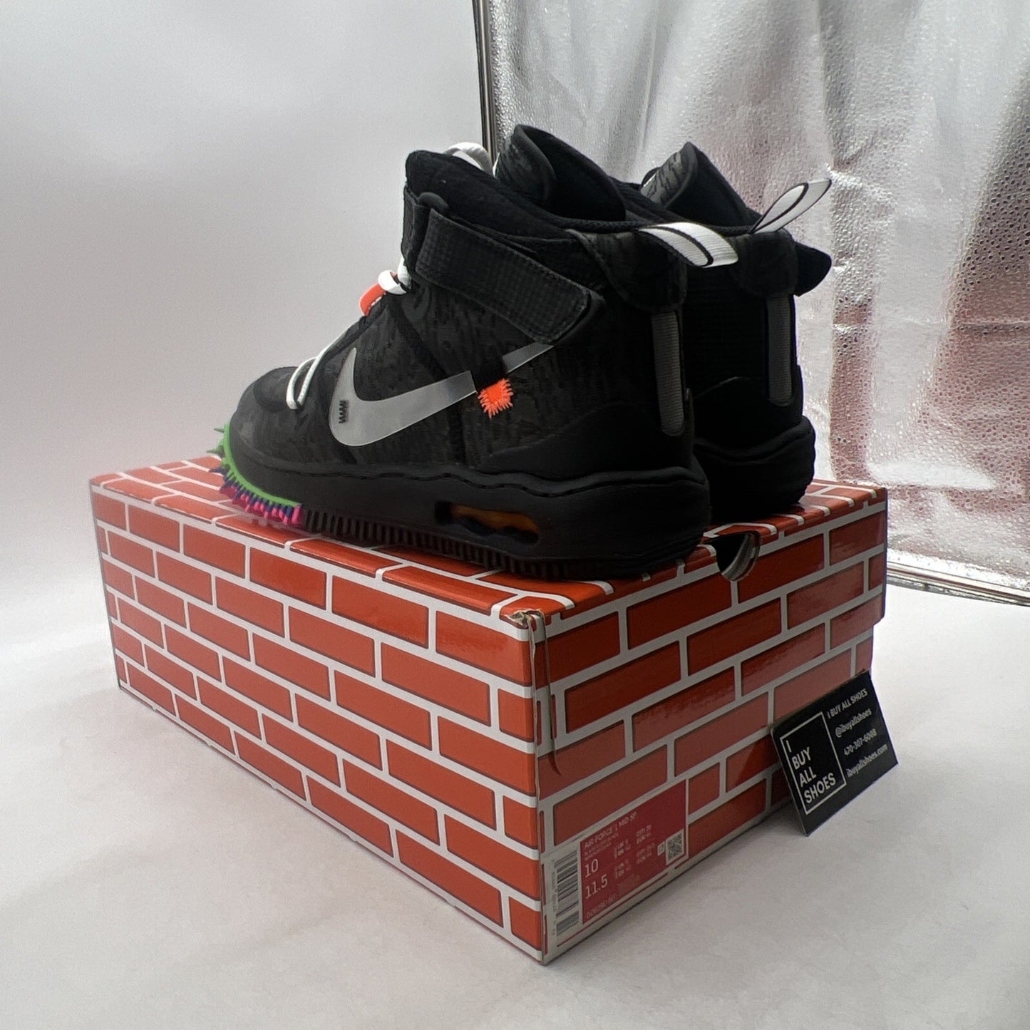 Size 10 - Nike Air Force 1 x Off-White Black 2022 (DO6290-001)