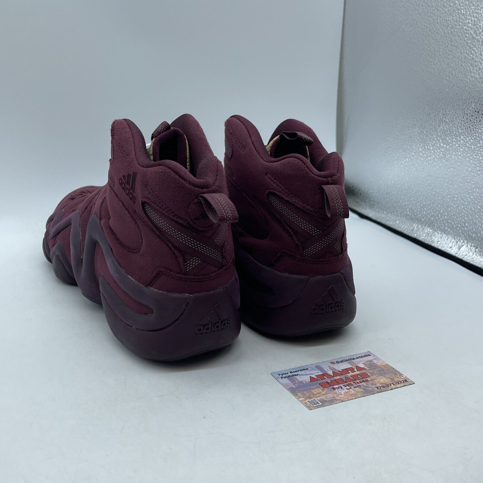 Size 12 - adidas Crazy 8 Kobe Vino Pack Burgundy Suede Leather (D70090)