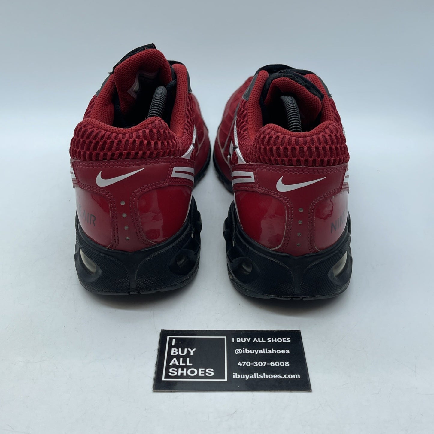Size 12 - Nike Air Max Torch 4 Gym Red White Black Suede Leather (343846-600)