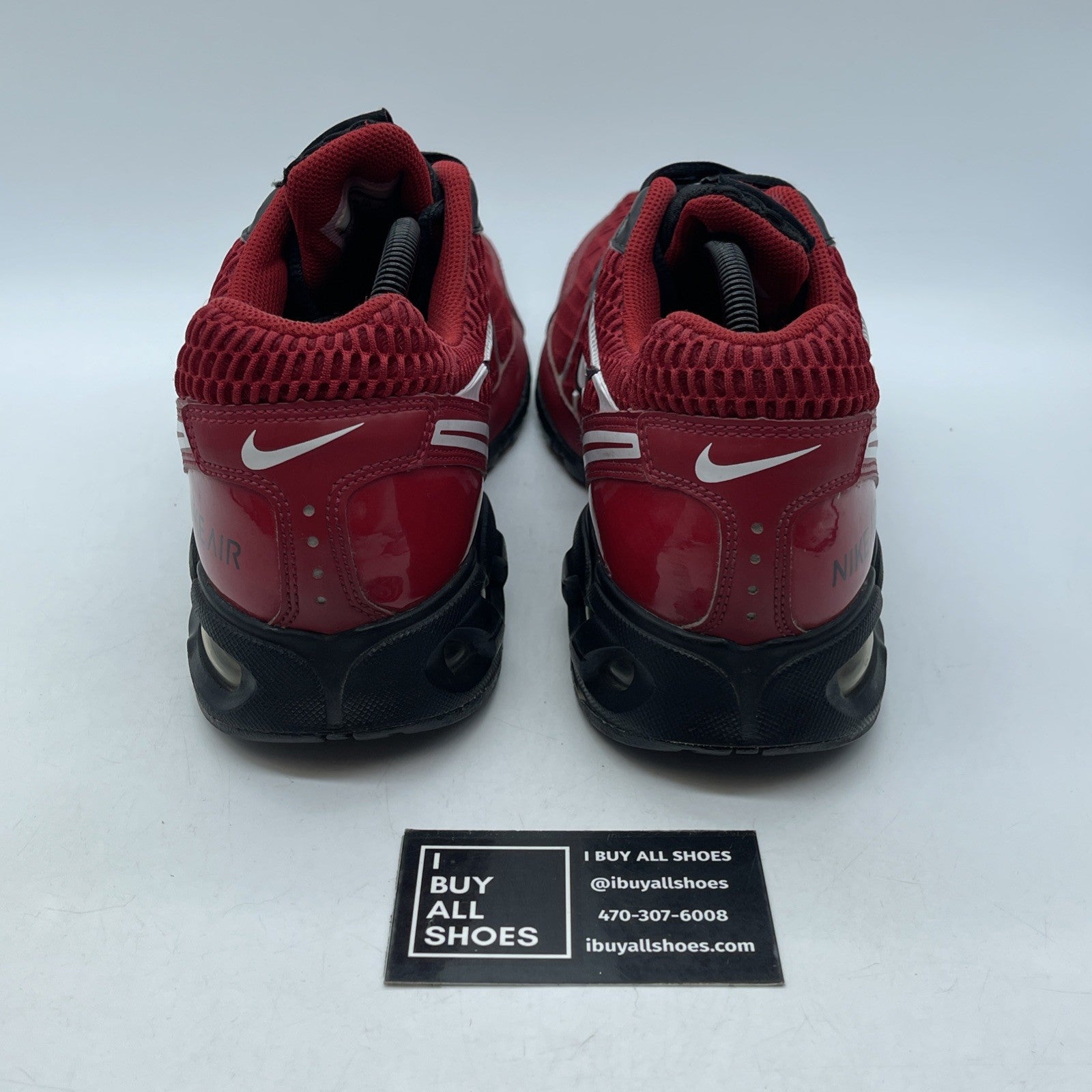 Size 12 - Nike Air Max Torch 4 Gym Red White Black Suede Leather (343846-600)
