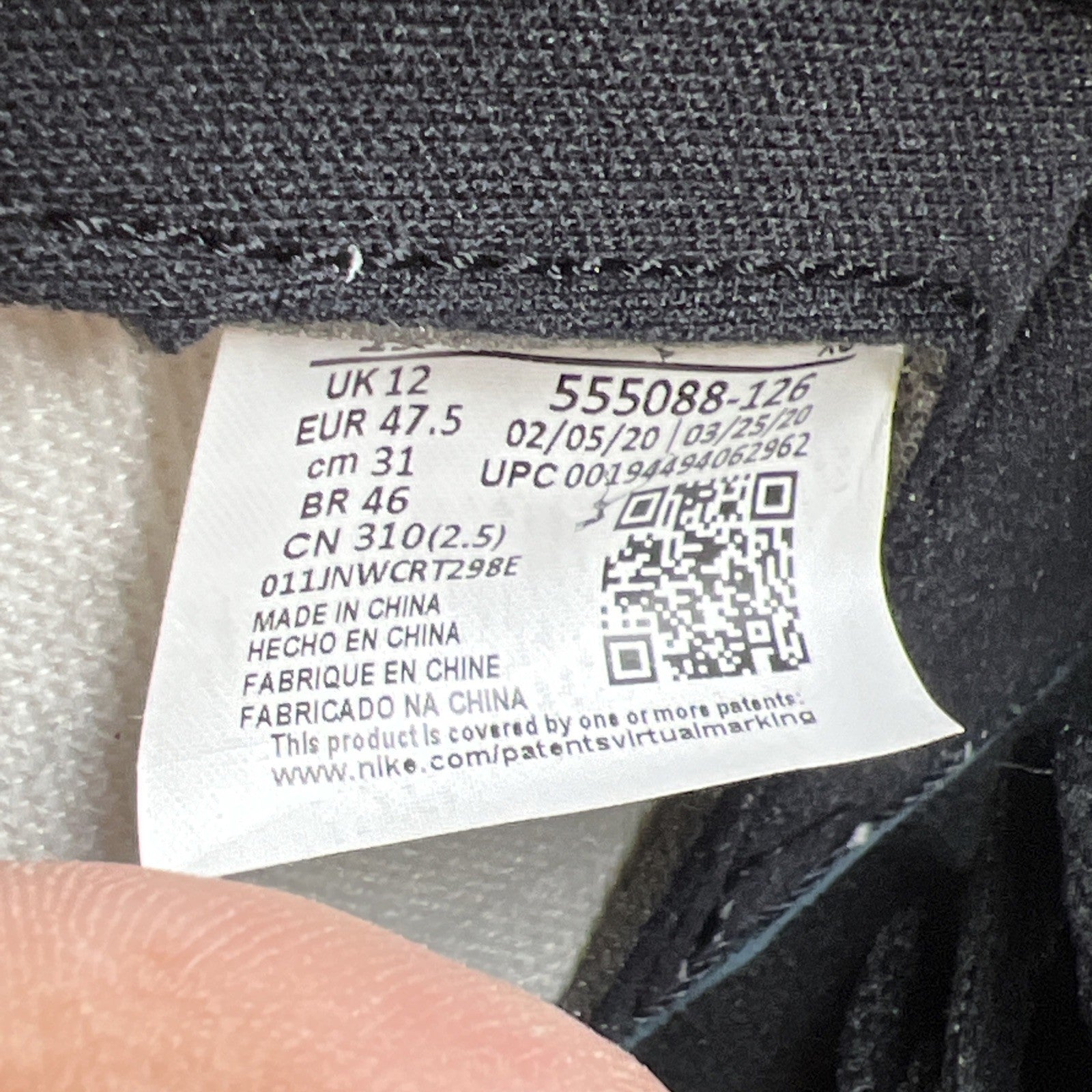 Size 13 - Air Jordan 1 Retro High OG Smoke Gray 2020 (555088-126)