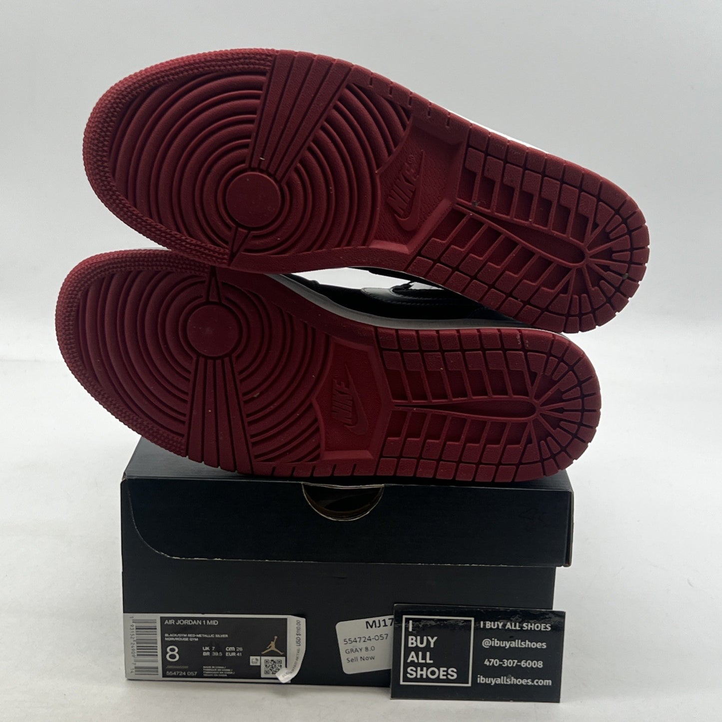 Size 8 - Air Jordan 1 Mid Johnny Kilroy (554724-057)