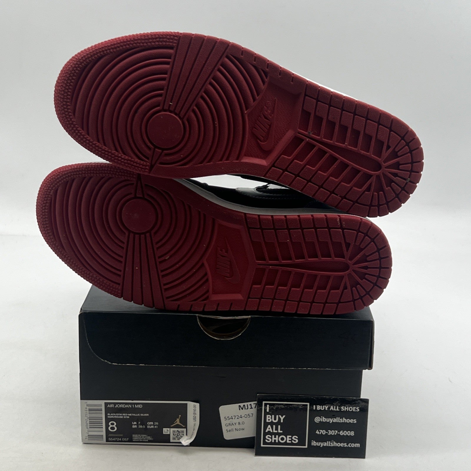 Size 8 - Air Jordan 1 Mid Johnny Kilroy (554724-057)