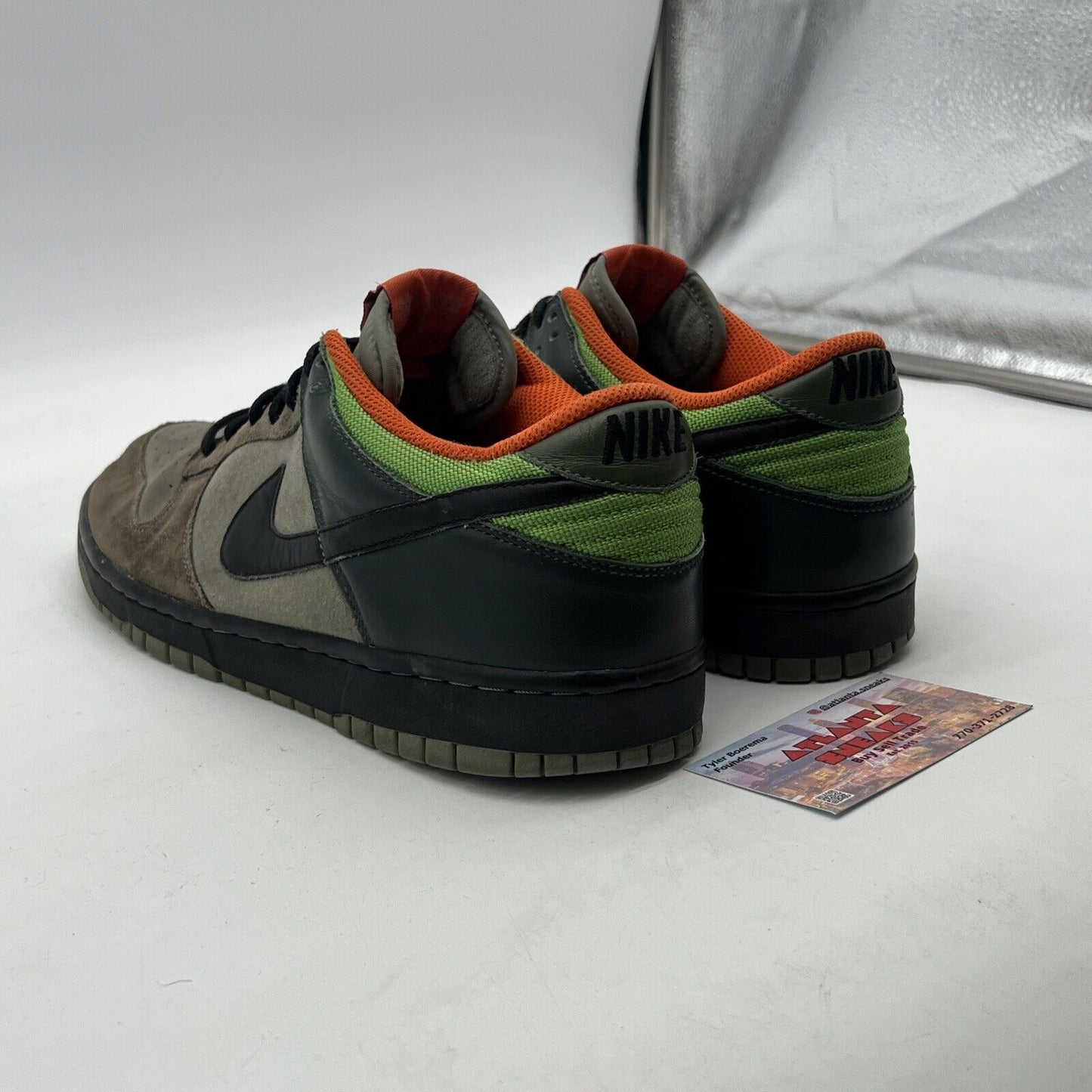 Size 10 - Nike Dunk Cl Low Green (304714-301)