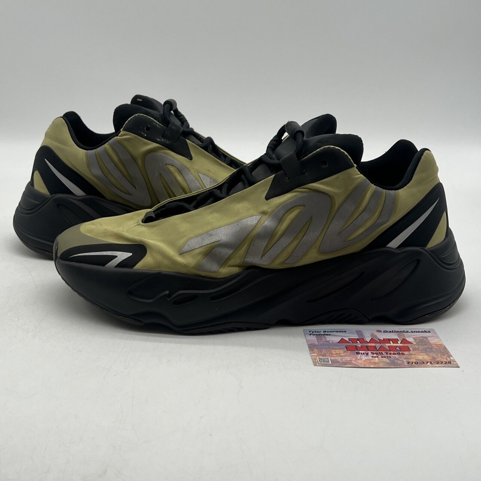 Size 10 - adidas Yeezy Boost 700 MNVN Resin Black Grey (GW9525)