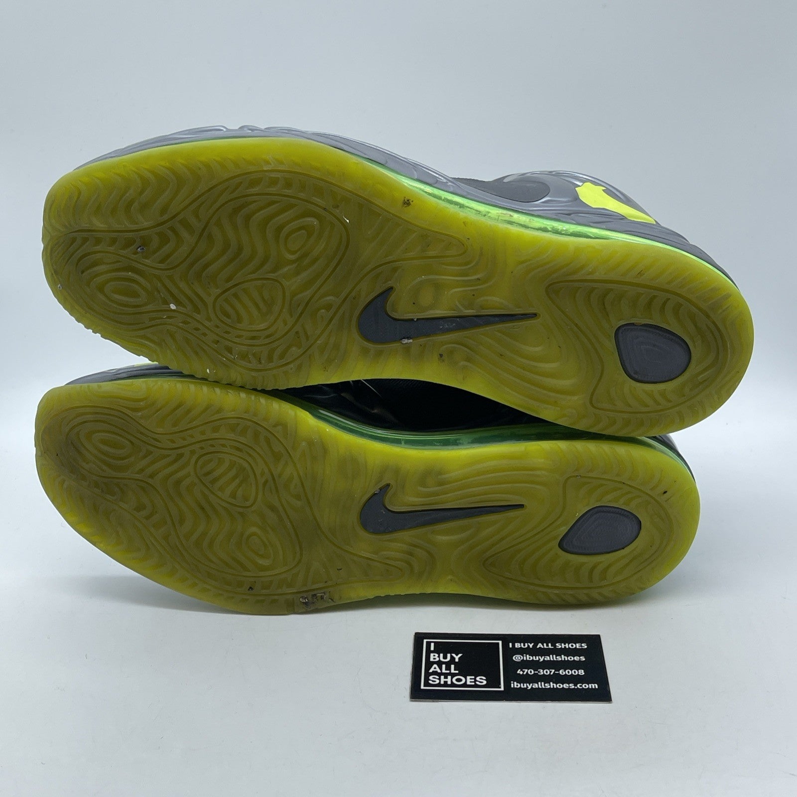 Size 13 - Nike Air Max Hyperposite Atomic Green Grey Leather (524862-003)