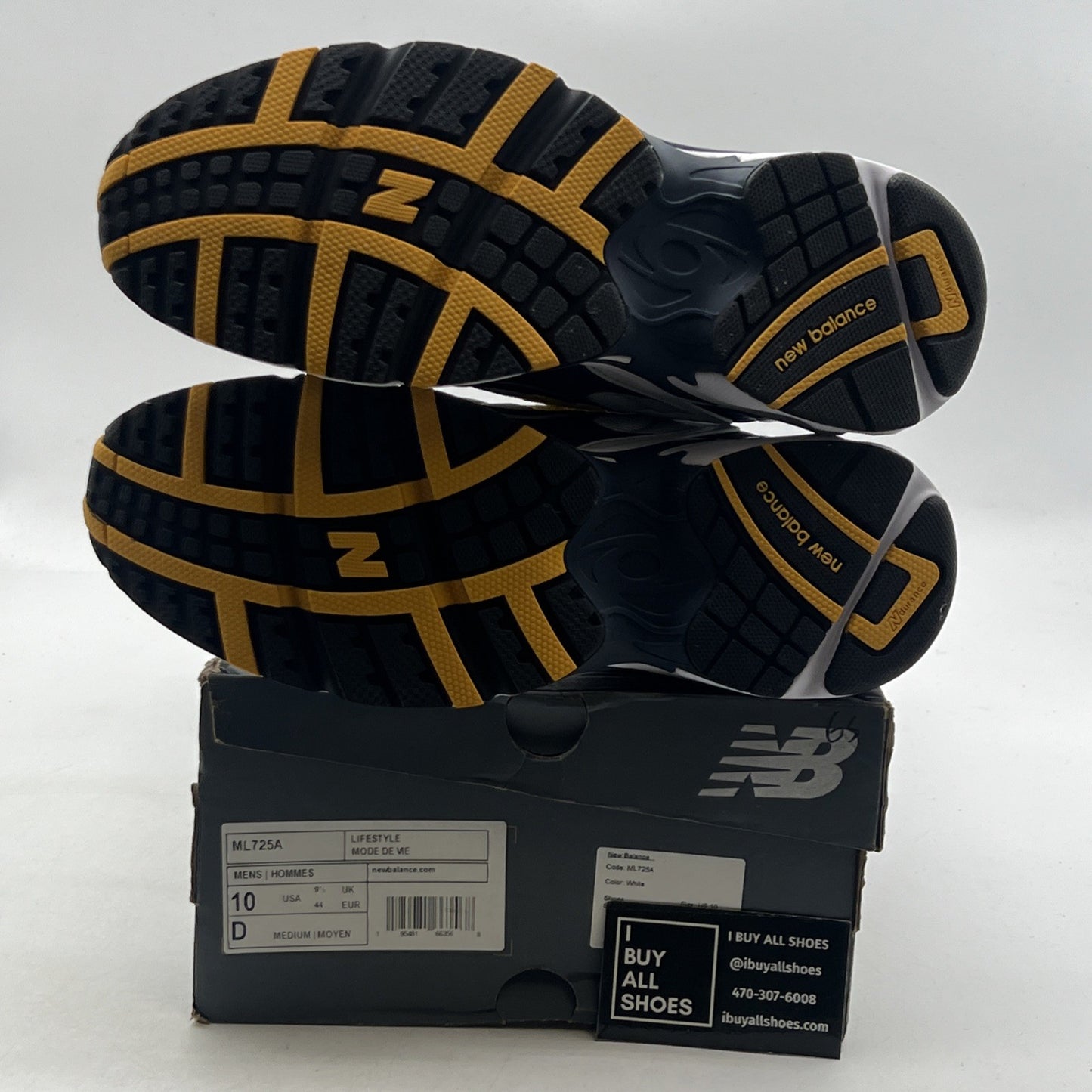 Size 10 - New Balance 725 Low Silver/Gray/White (ML725A)